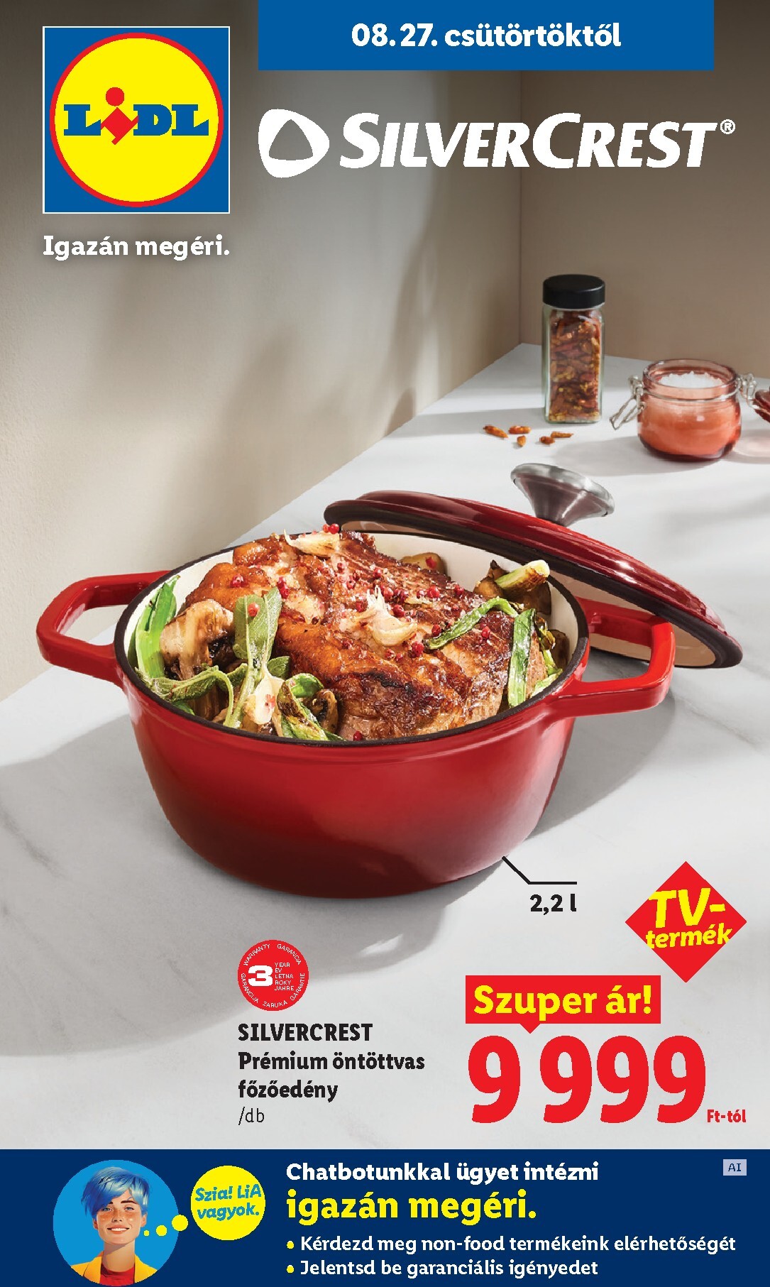 lidl - Lidl - Nonfood hirdetmény a következő hétre csütörtöktől 2026.08.27.-tól szerdától 2026.09.02.-ig