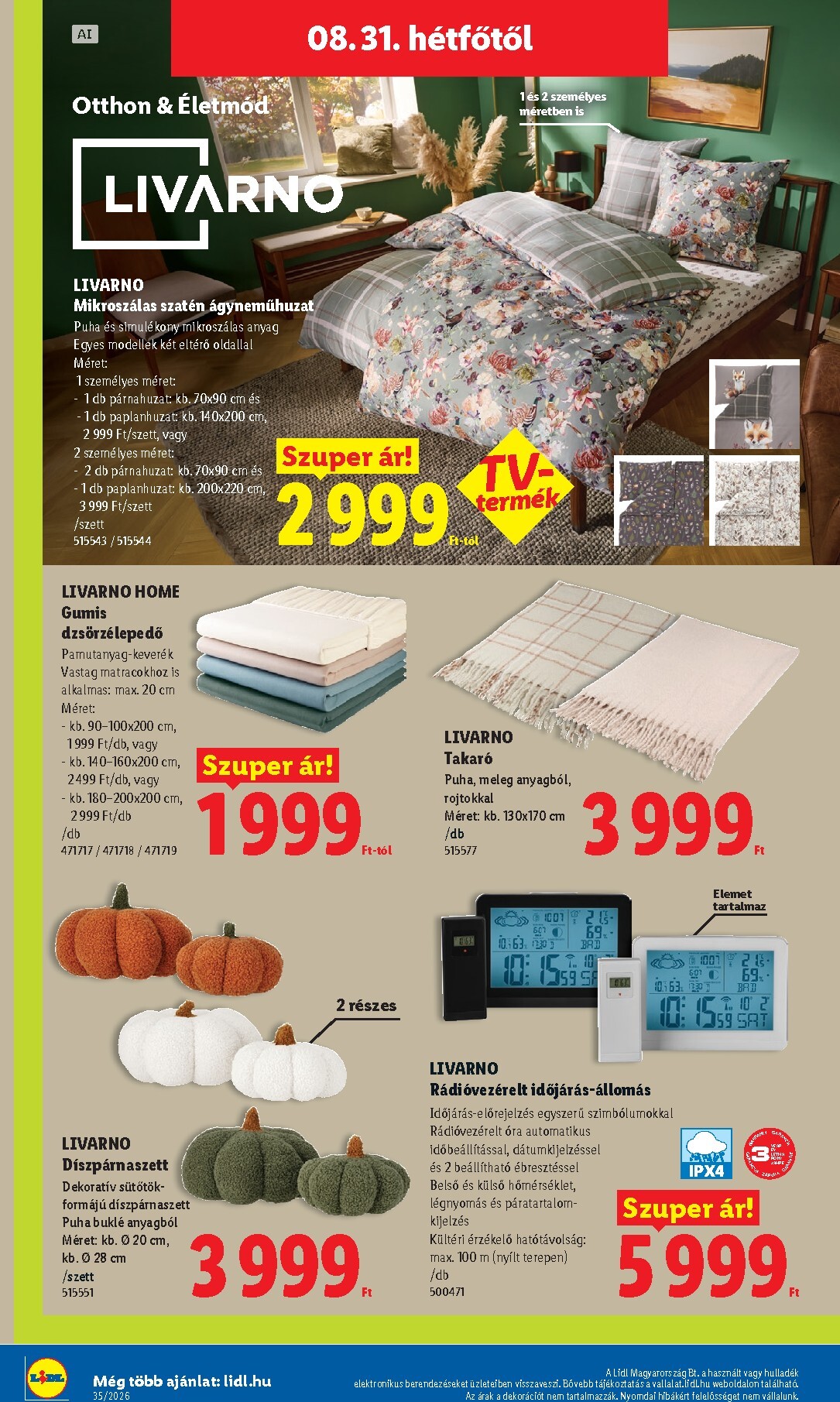 lidl - Lidl - Nonfood hirdetmény a következő hétre csütörtöktől 2026.08.27.-tól szerdától 2026.09.02.-ig - page: 14