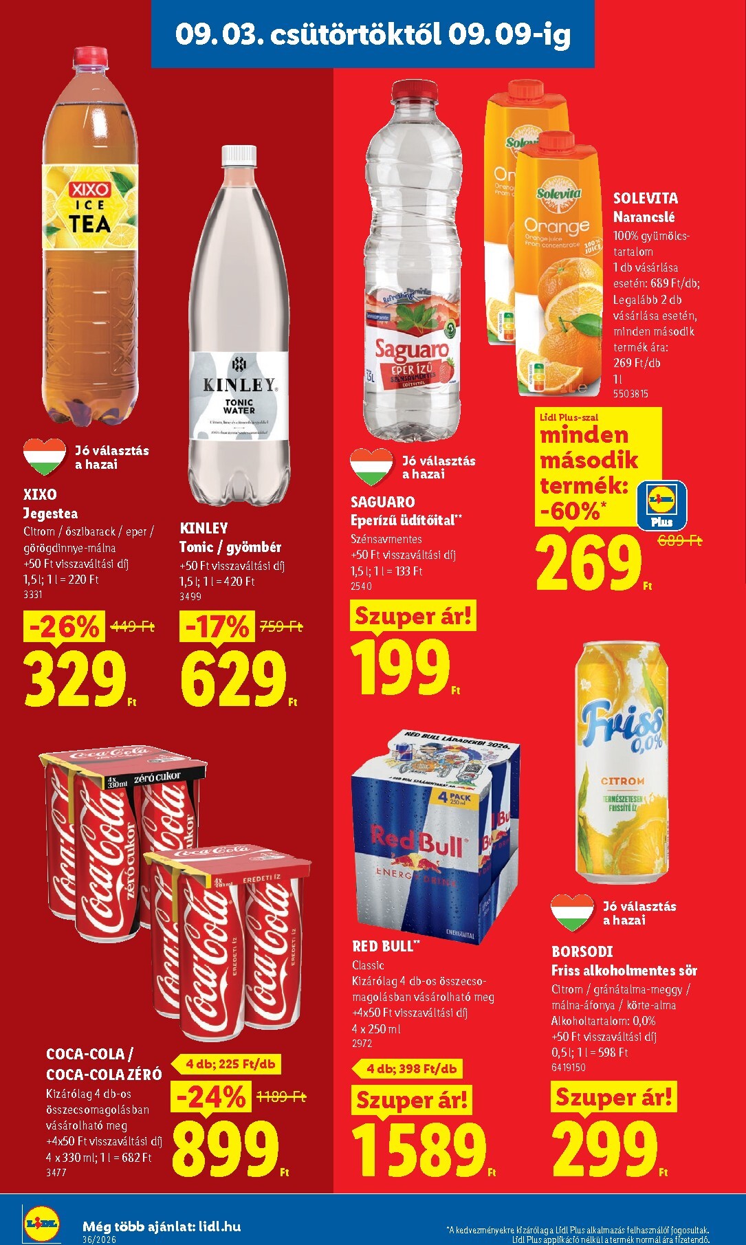 lidl - Lidl hirdetmény a következő hétre csütörtöktől 2026.09.03.-tól szerdától 2026.09.09.-ig - page: 14