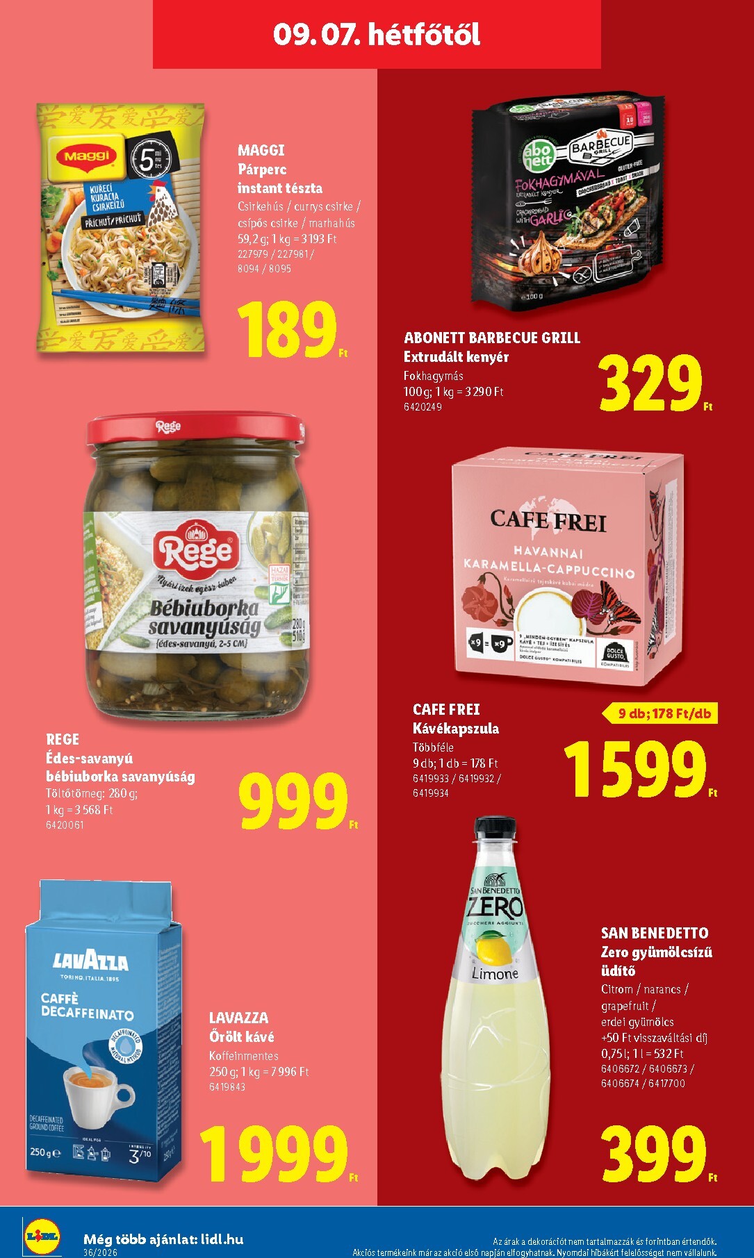 lidl - Lidl hirdetmény a következő hétre csütörtöktől 2026.09.03.-tól szerdától 2026.09.09.-ig - page: 66