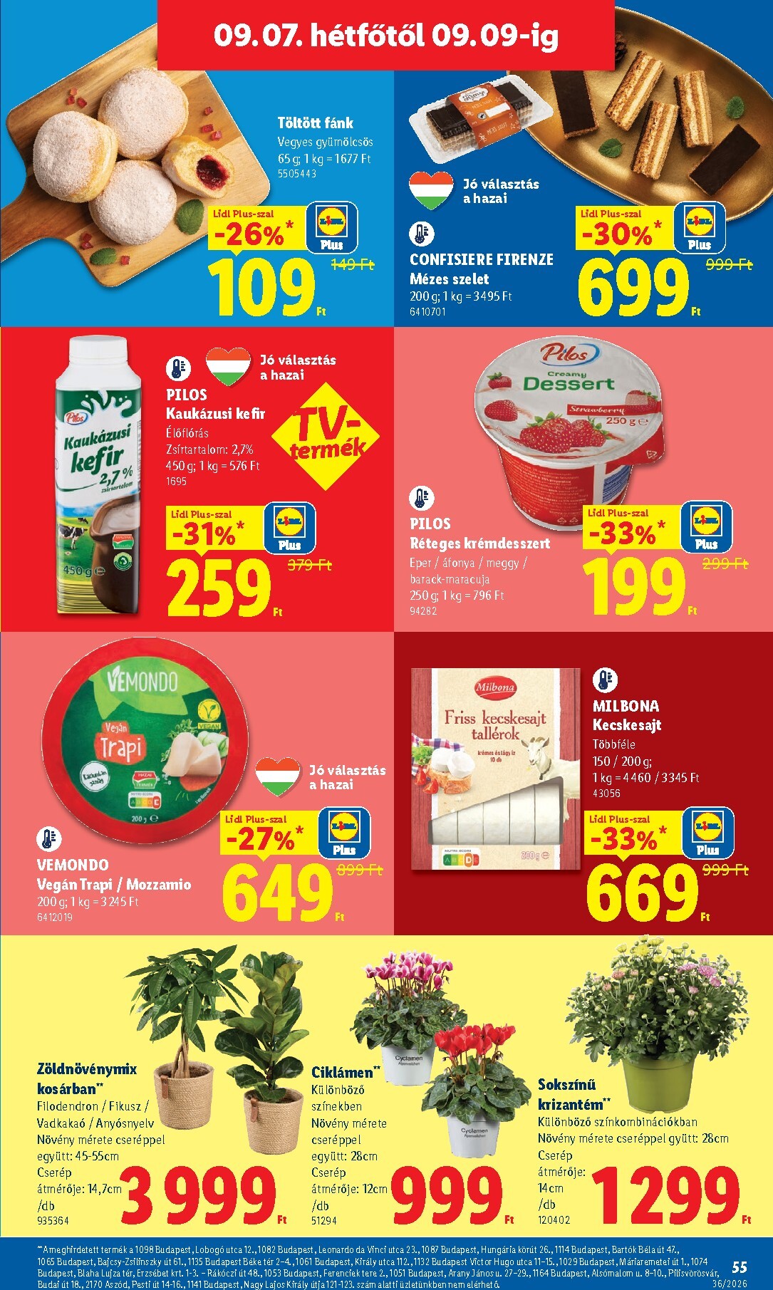 lidl - Lidl hirdetmény a következő hétre csütörtöktől 2026.09.03.-tól szerdától 2026.09.09.-ig - page: 55