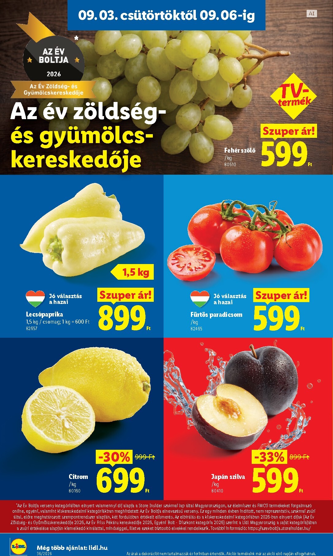 lidl - Lidl hirdetmény a következő hétre csütörtöktől 2026.09.03.-tól szerdától 2026.09.09.-ig - page: 2