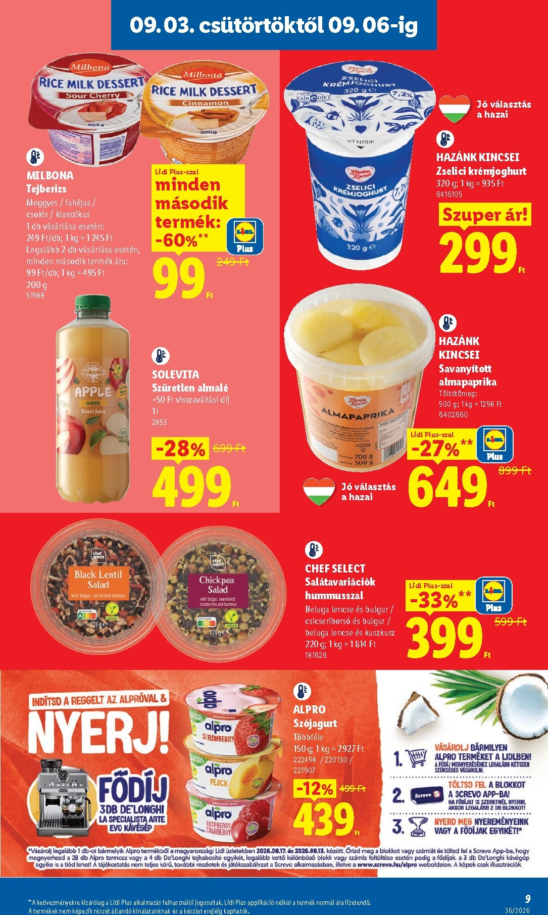 lidl - Aktuális Lidl szórólap érvényes csütörtöktől 2026.09.03.-től szerdától 2026.09.09.-ig - page: 9