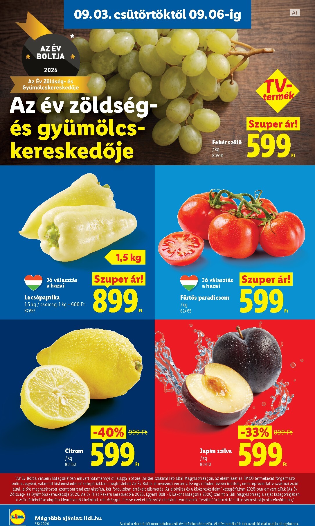lidl - Aktuális Lidl szórólap érvényes csütörtöktől 2026.09.03.-től szerdától 2026.09.09.-ig - page: 2
