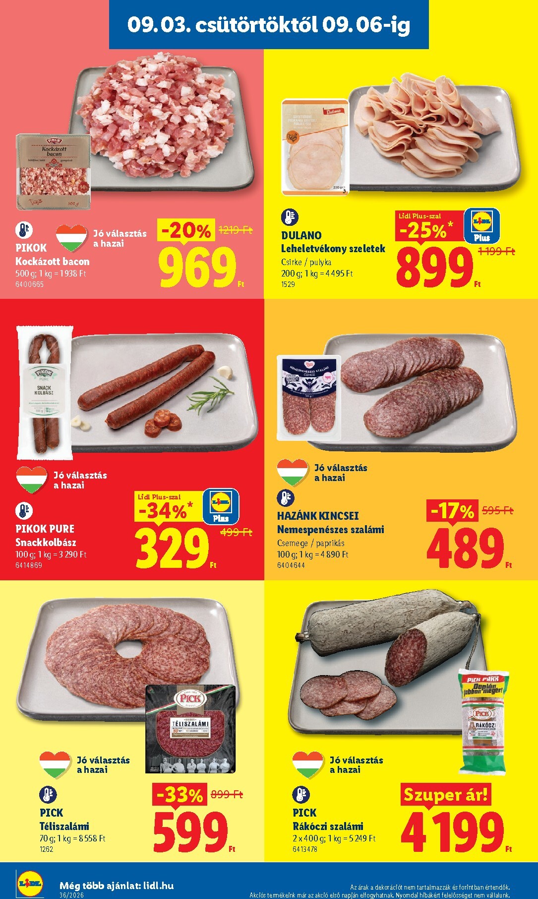 lidl - Aktuális Lidl szórólap érvényes csütörtöktől 2026.09.03.-től szerdától 2026.09.09.-ig - page: 6