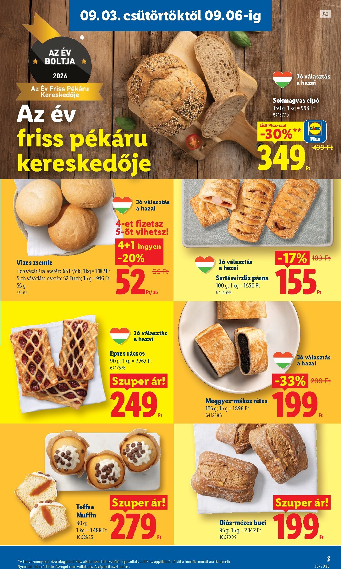 lidl - Aktuális Lidl szórólap érvényes csütörtöktől 2026.09.03.-től szerdától 2026.09.09.-ig - page: 3