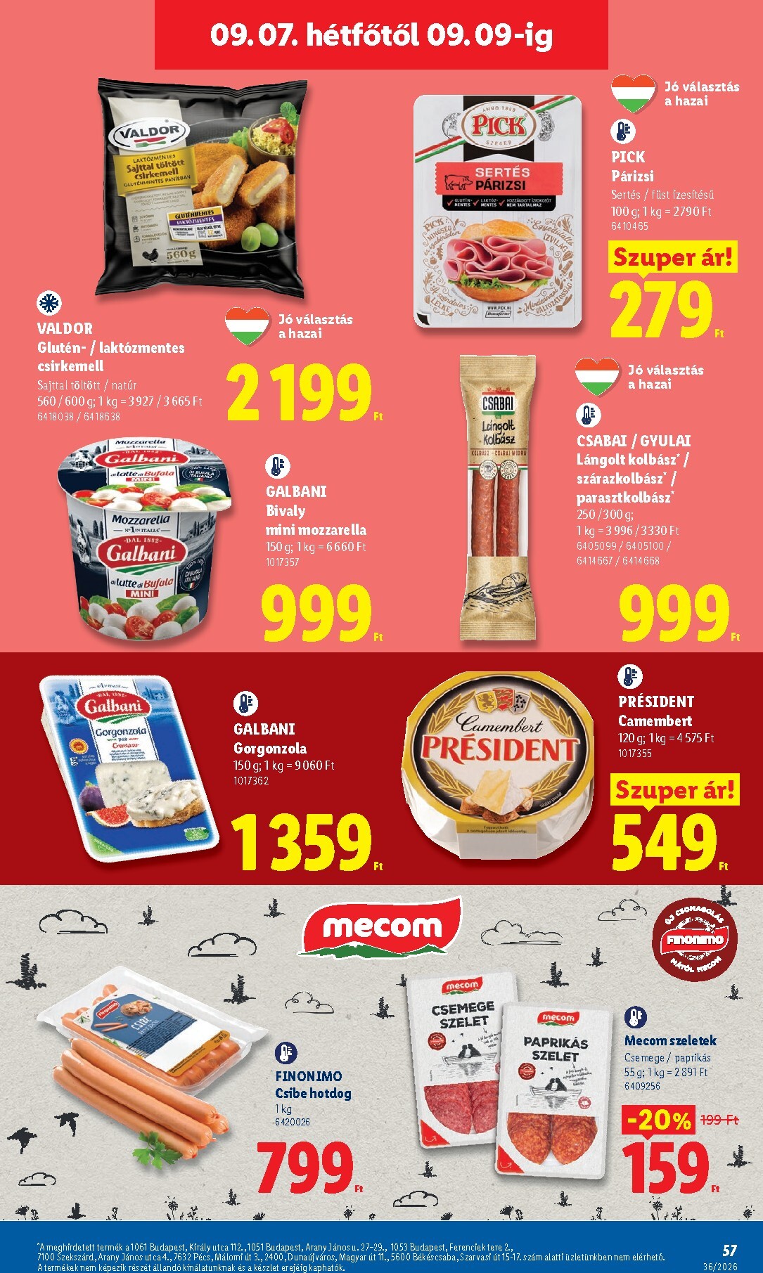 lidl - Aktuális Lidl szórólap érvényes csütörtöktől 2026.09.03.-től szerdától 2026.09.09.-ig - page: 57
