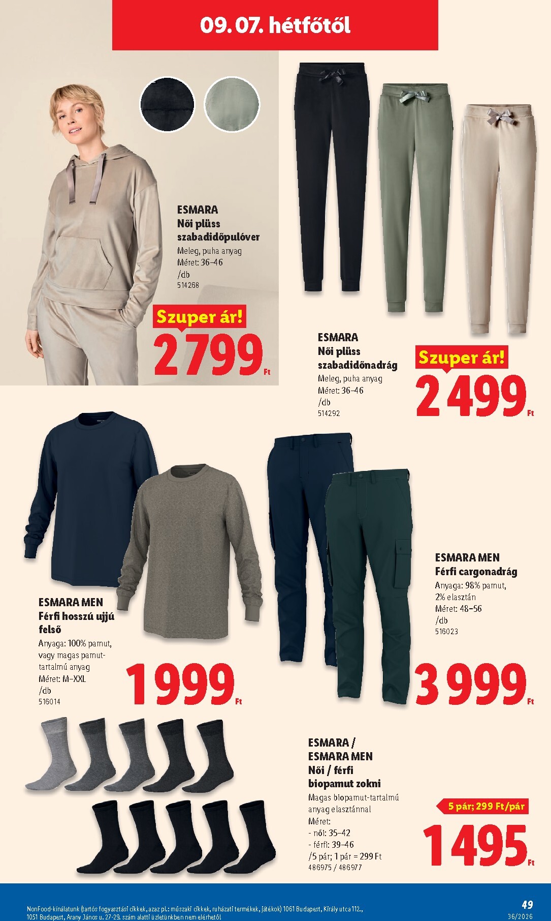 lidl - Aktuális Lidl szórólap érvényes csütörtöktől 2026.09.03.-től szerdától 2026.09.09.-ig - page: 49