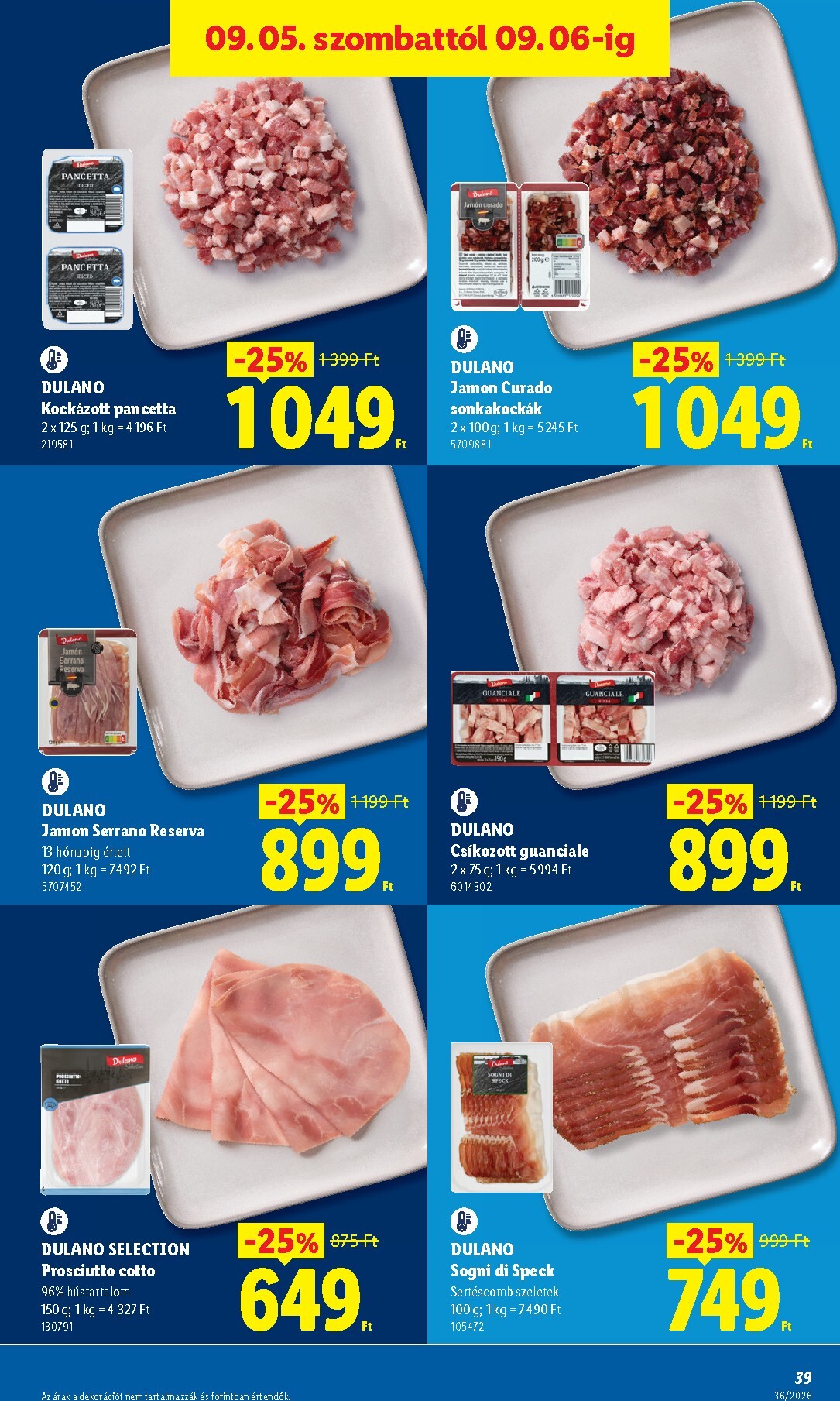 lidl - Aktuális Lidl szórólap érvényes csütörtöktől 2026.09.03.-től szerdától 2026.09.09.-ig - page: 39