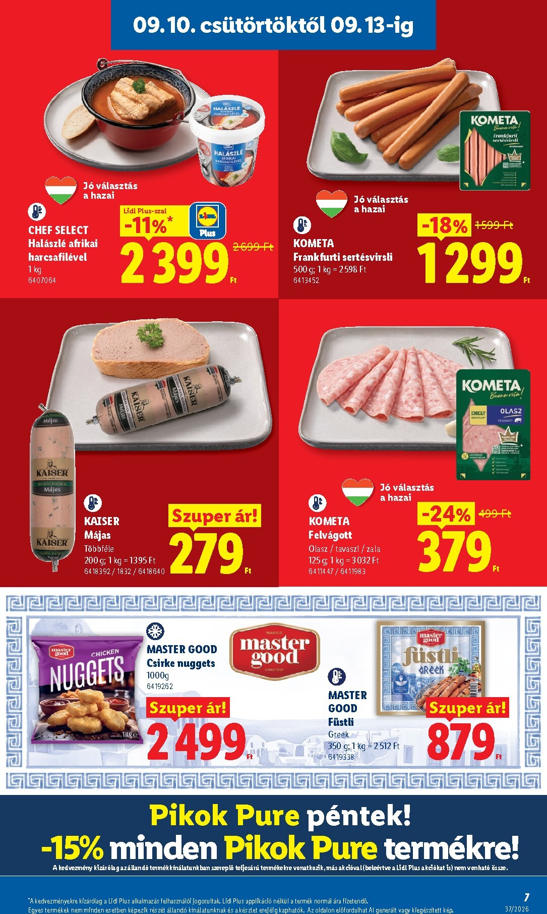 lidl - Lidl hirdetmény a következő hétre csütörtöktől 2026.09.10.-tól szerdától 2026.09.16.-ig - page: 7