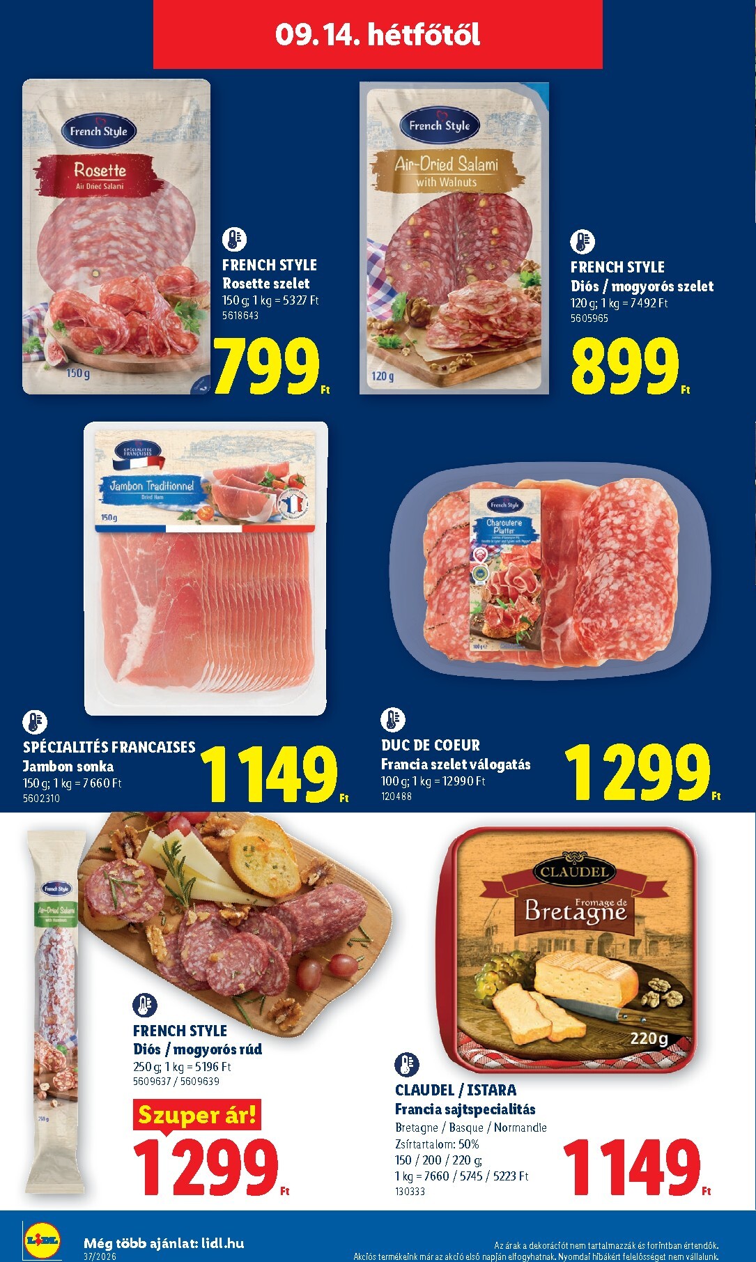 lidl - Lidl hirdetmény a következő hétre csütörtöktől 2026.09.10.-tól szerdától 2026.09.16.-ig - page: 62