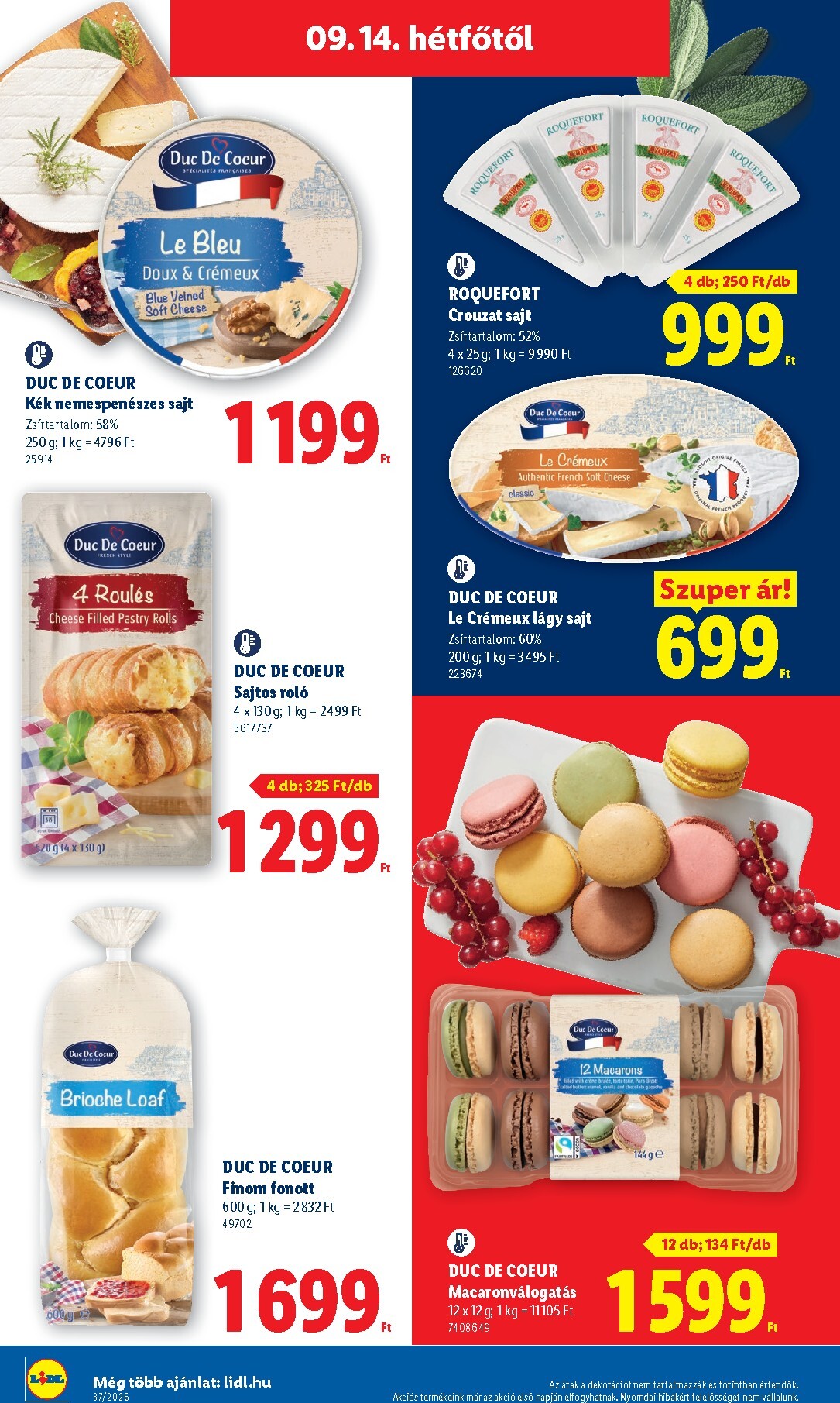 lidl - Lidl hirdetmény a következő hétre csütörtöktől 2026.09.10.-tól szerdától 2026.09.16.-ig - page: 64