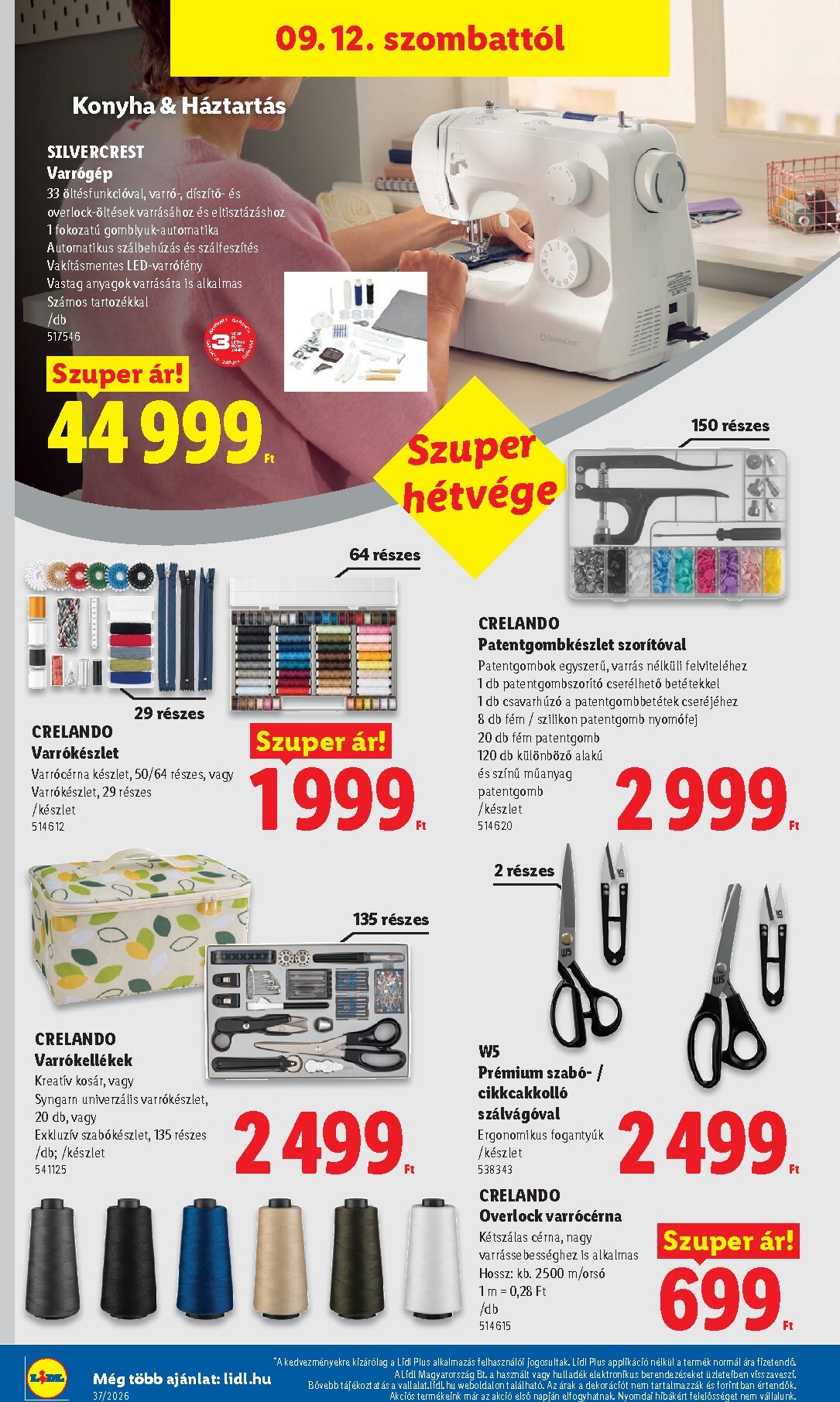 lidl - Lidl hirdetmény a következő hétre csütörtöktől 2026.09.10.-tól szerdától 2026.09.16.-ig - page: 46
