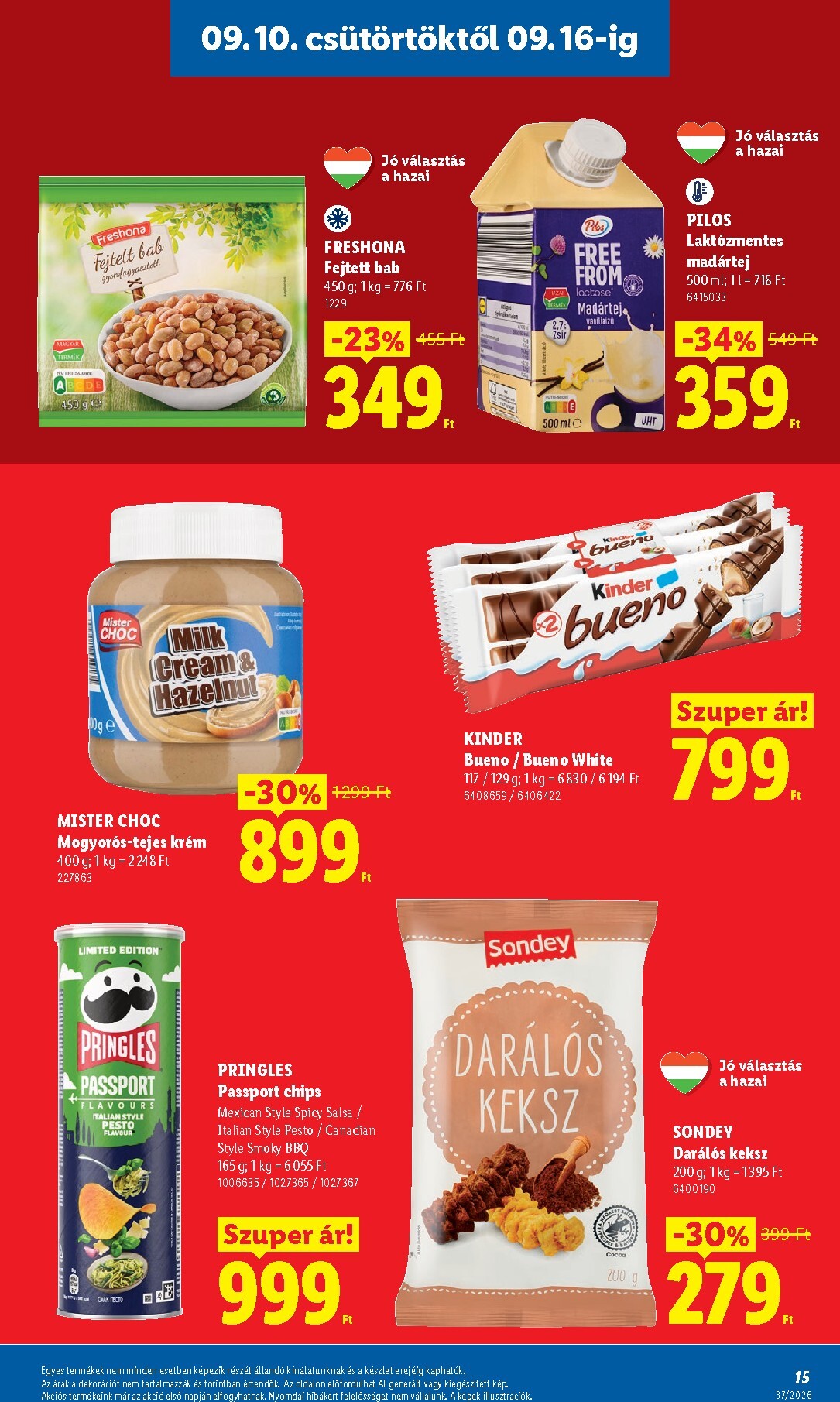 lidl - Lidl hirdetmény a következő hétre csütörtöktől 2026.09.10.-tól szerdától 2026.09.16.-ig - page: 15