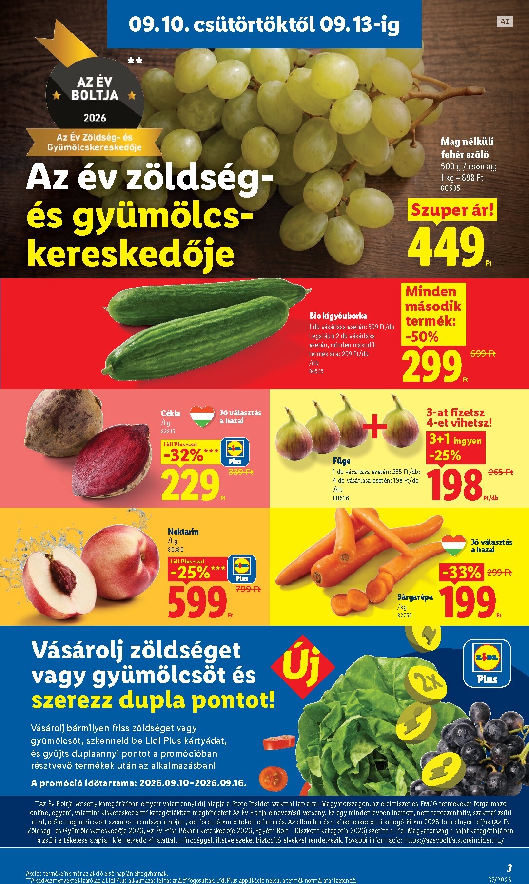 lidl - Lidl hirdetmény a következő hétre csütörtöktől 2026.09.10.-tól szerdától 2026.09.16.-ig - page: 3
