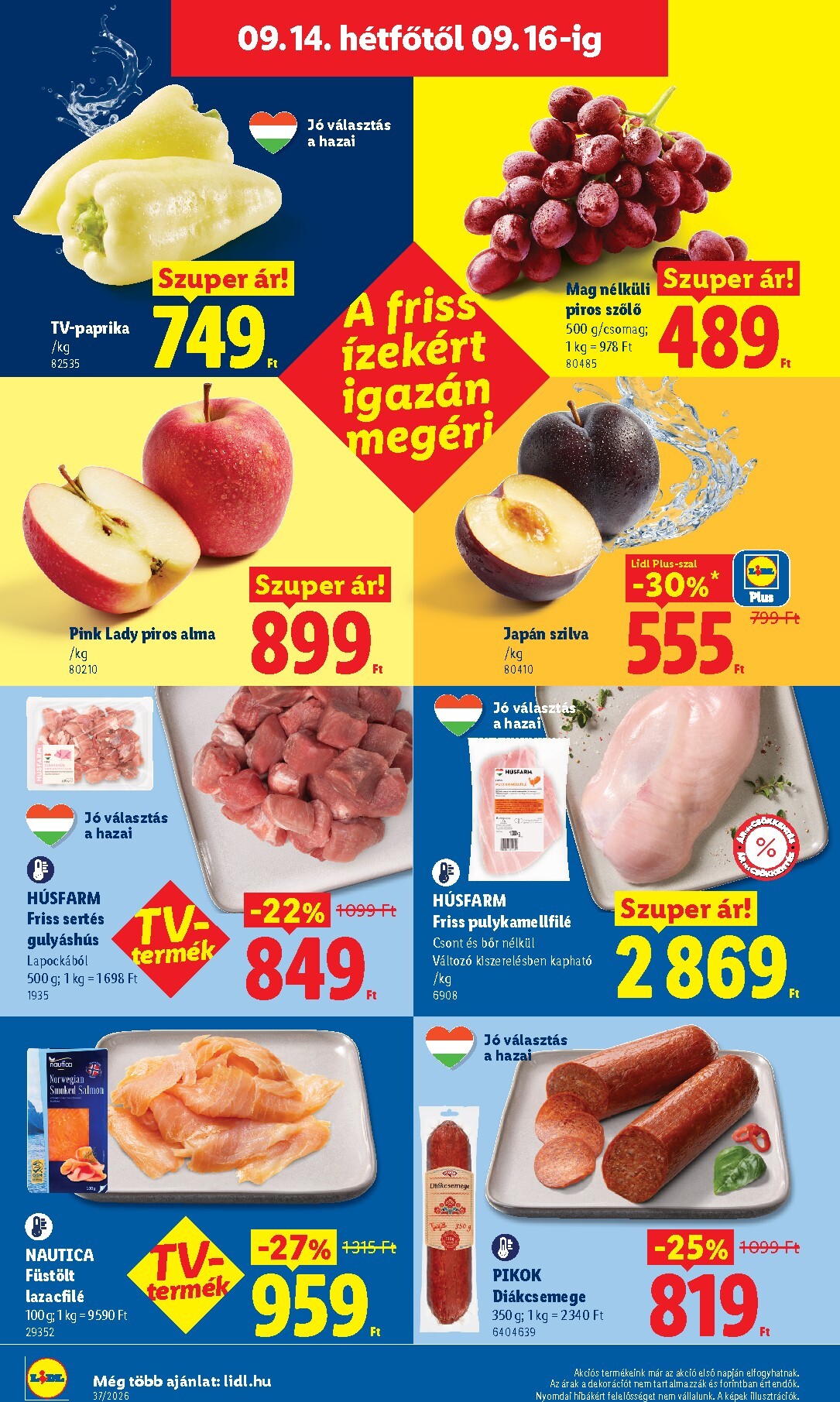 lidl - Lidl hirdetmény a következő hétre csütörtöktől 2026.09.10.-tól szerdától 2026.09.16.-ig - page: 58