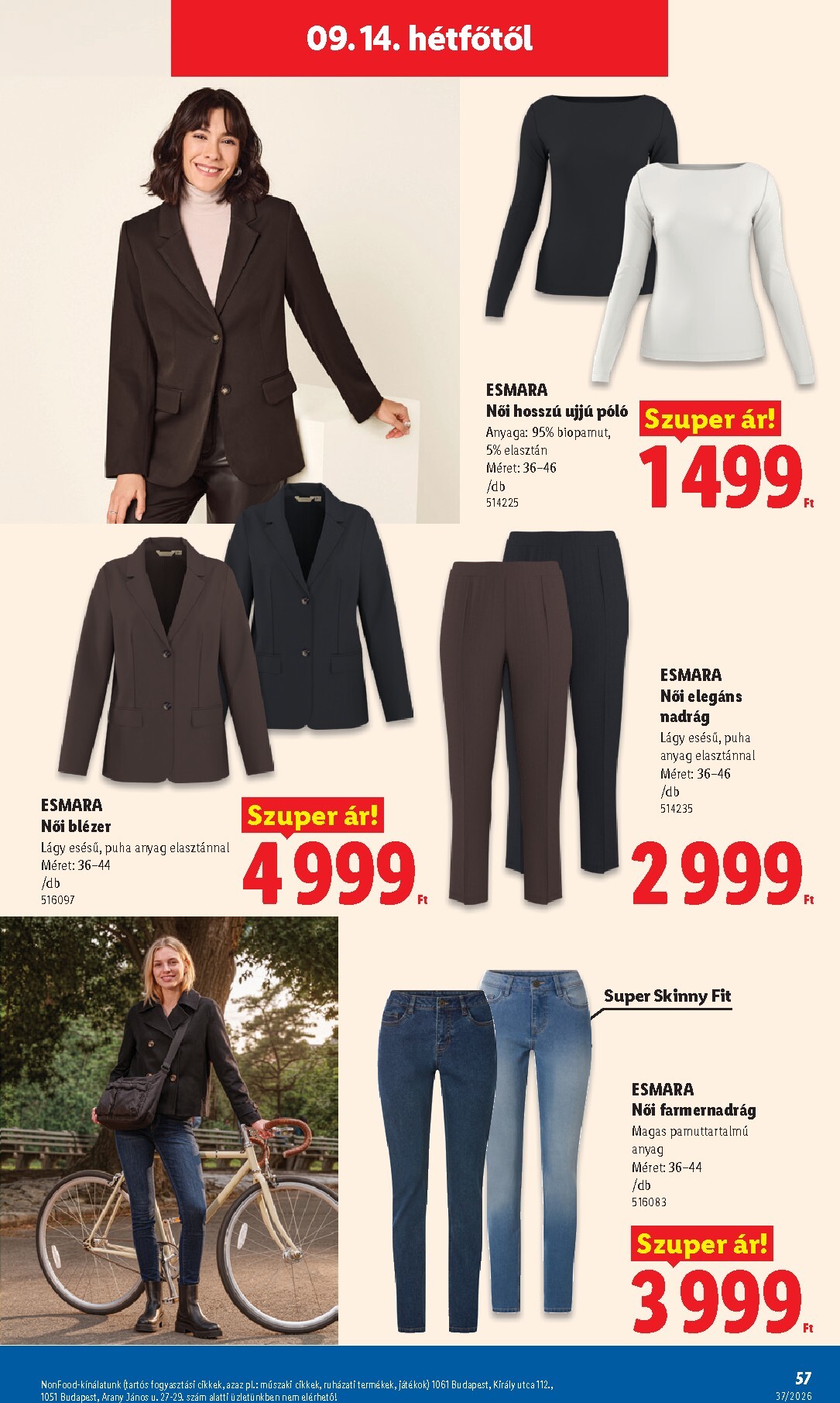 lidl - Lidl hirdetmény a következő hétre csütörtöktől 2026.09.10.-tól szerdától 2026.09.16.-ig - page: 57