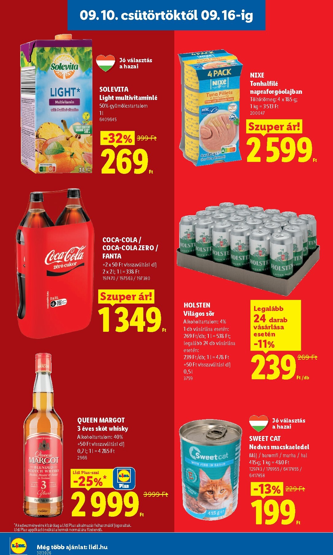 lidl - Lidl hirdetmény a következő hétre csütörtöktől 2026.09.10.-tól szerdától 2026.09.16.-ig - page: 14