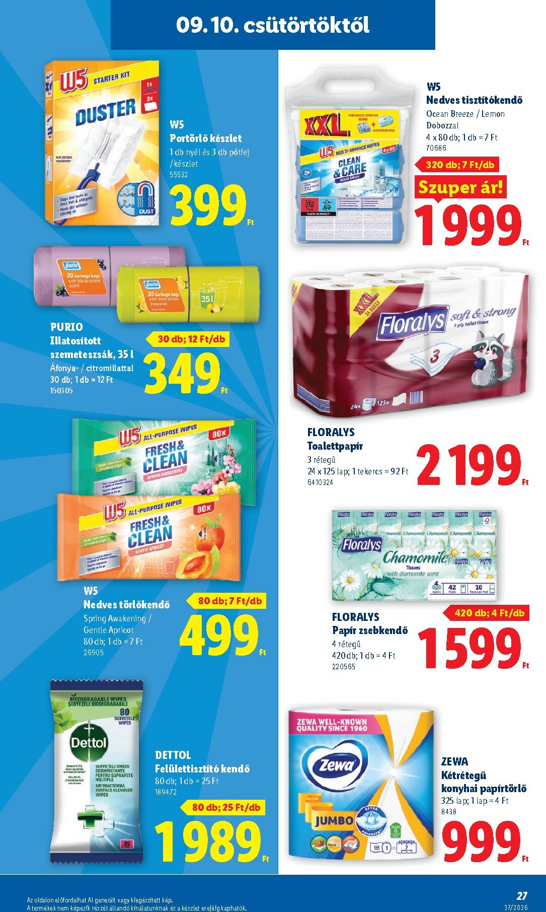 lidl - Lidl hirdetmény a következő hétre csütörtöktől 2026.09.10.-tól szerdától 2026.09.16.-ig - page: 27