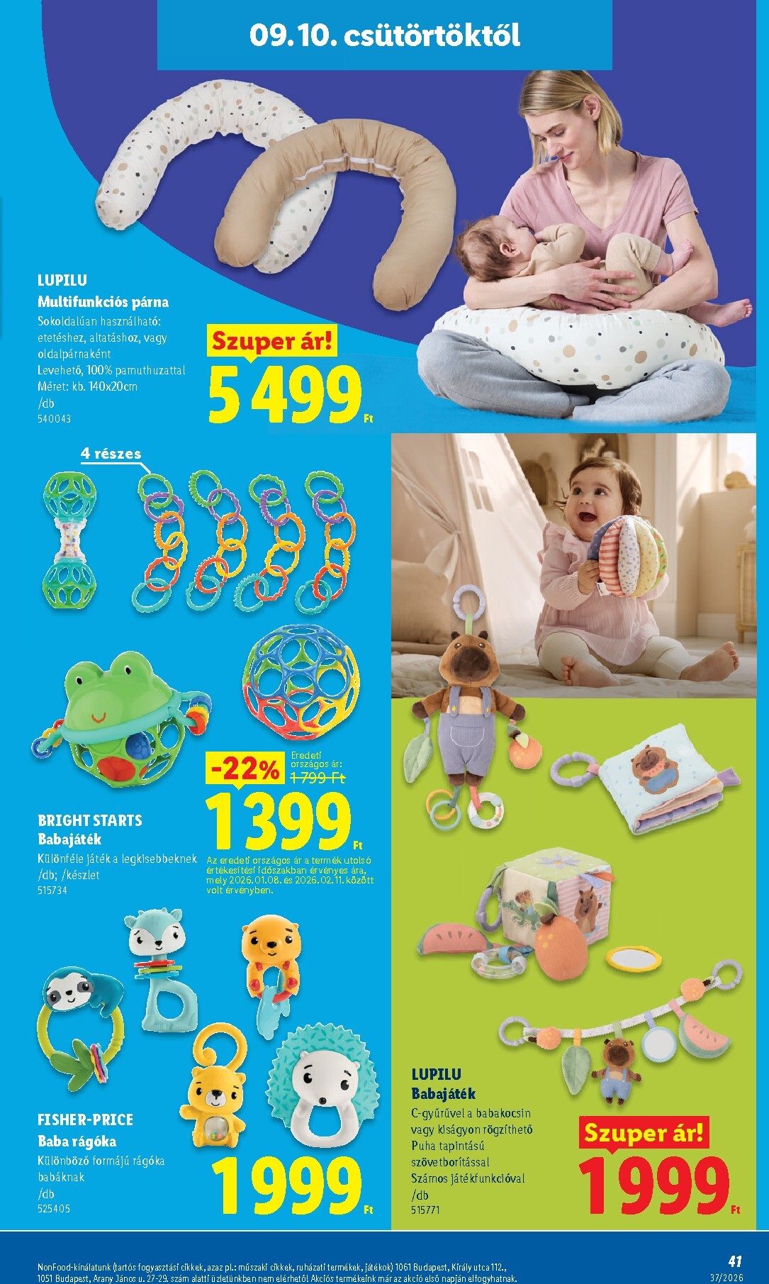 lidl - Lidl hirdetmény a következő hétre csütörtöktől 2026.09.10.-tól szerdától 2026.09.16.-ig - page: 41