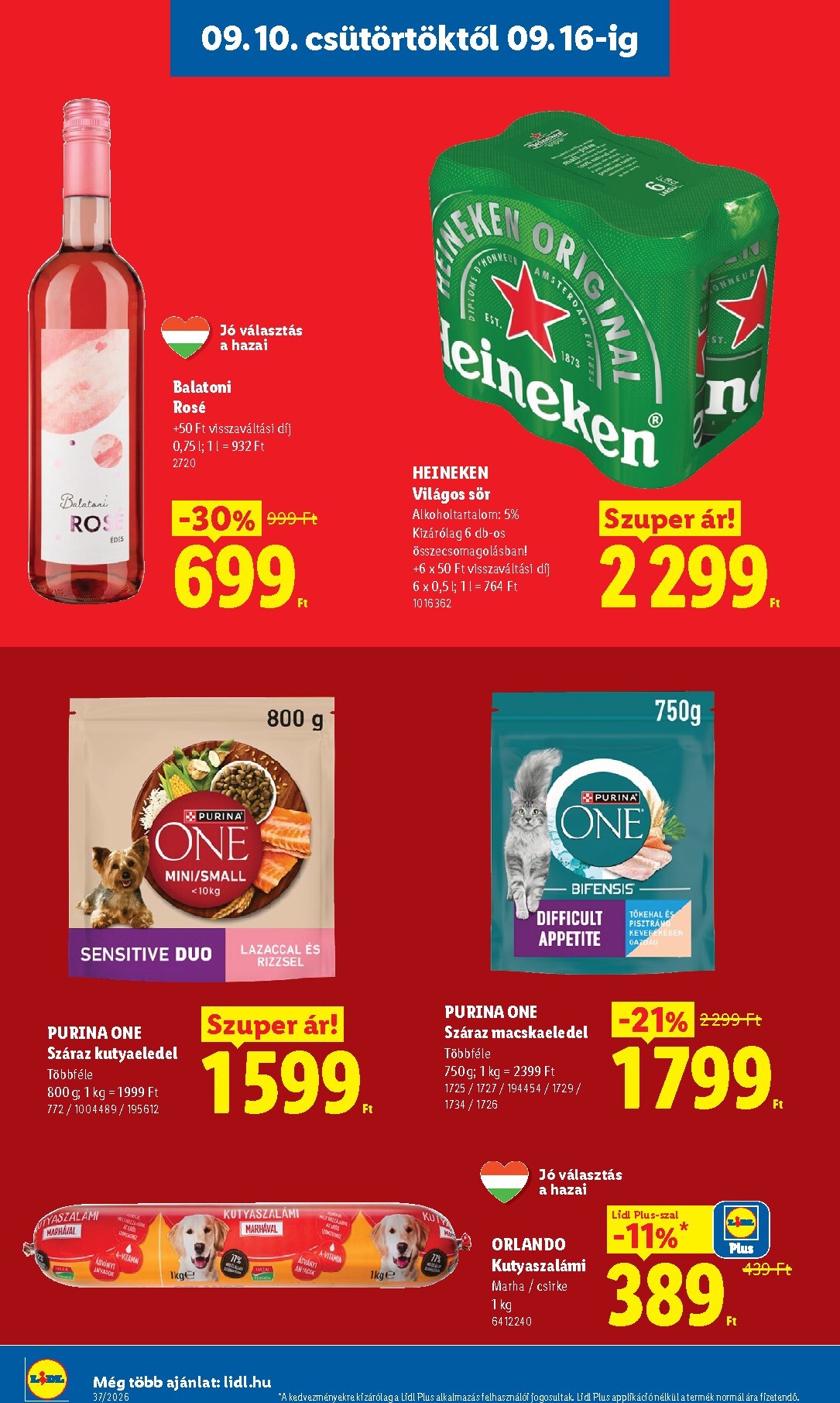 lidl - Lidl hirdetmény a következő hétre csütörtöktől 2026.09.10.-tól szerdától 2026.09.16.-ig - page: 18