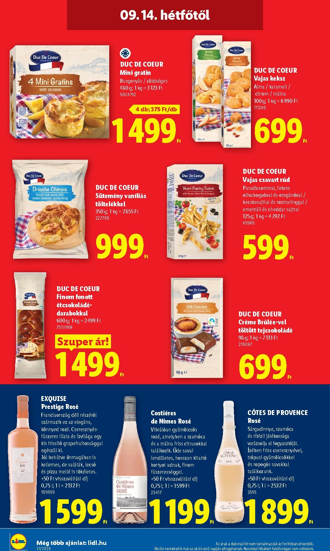 lidl - Aktuális Lidl szórólap érvényes csütörtöktől 2026.09.10.-től szerdától 2026.09.16.-ig - page: 66