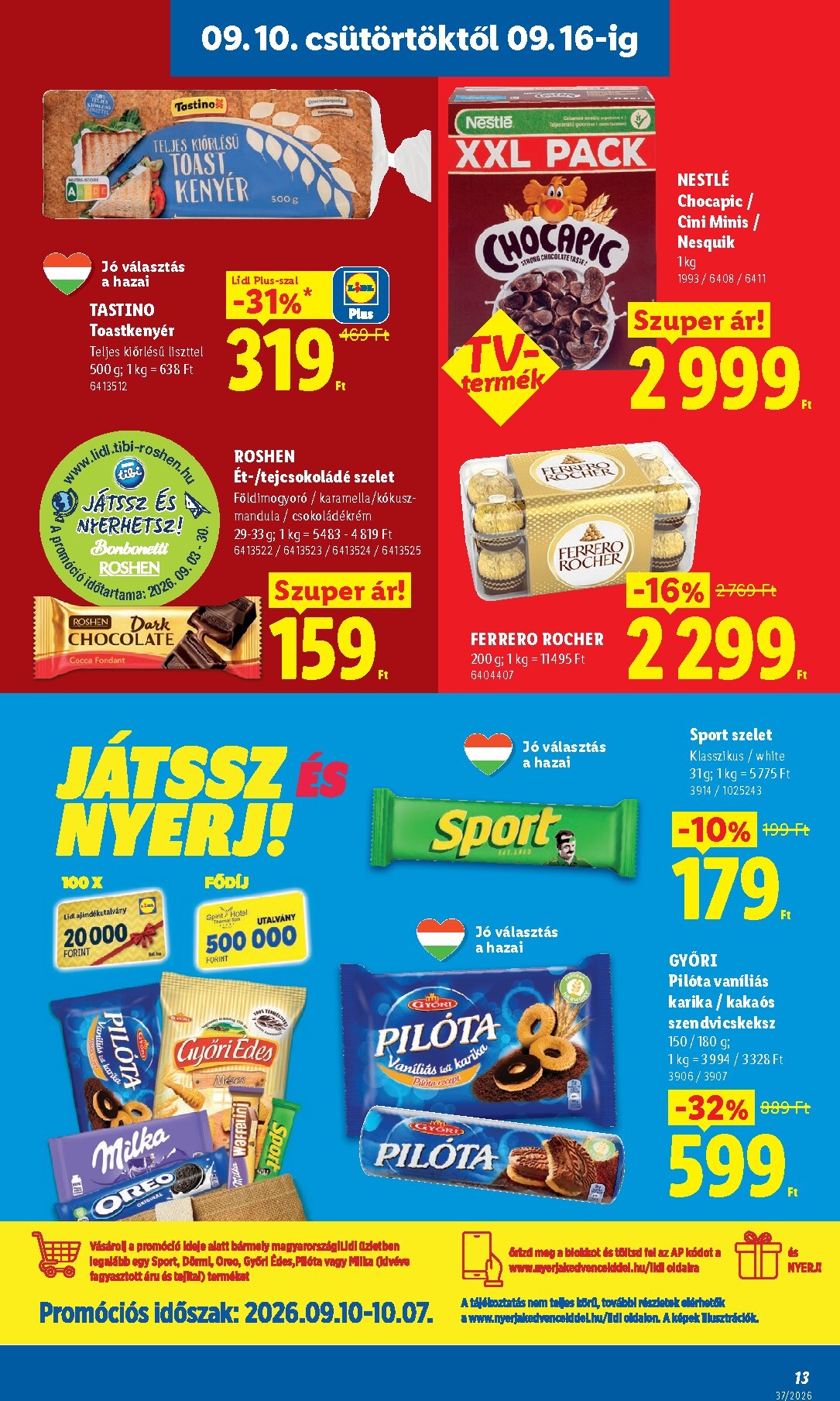 lidl - Aktuális Lidl szórólap érvényes csütörtöktől 2026.09.10.-től szerdától 2026.09.16.-ig - page: 13