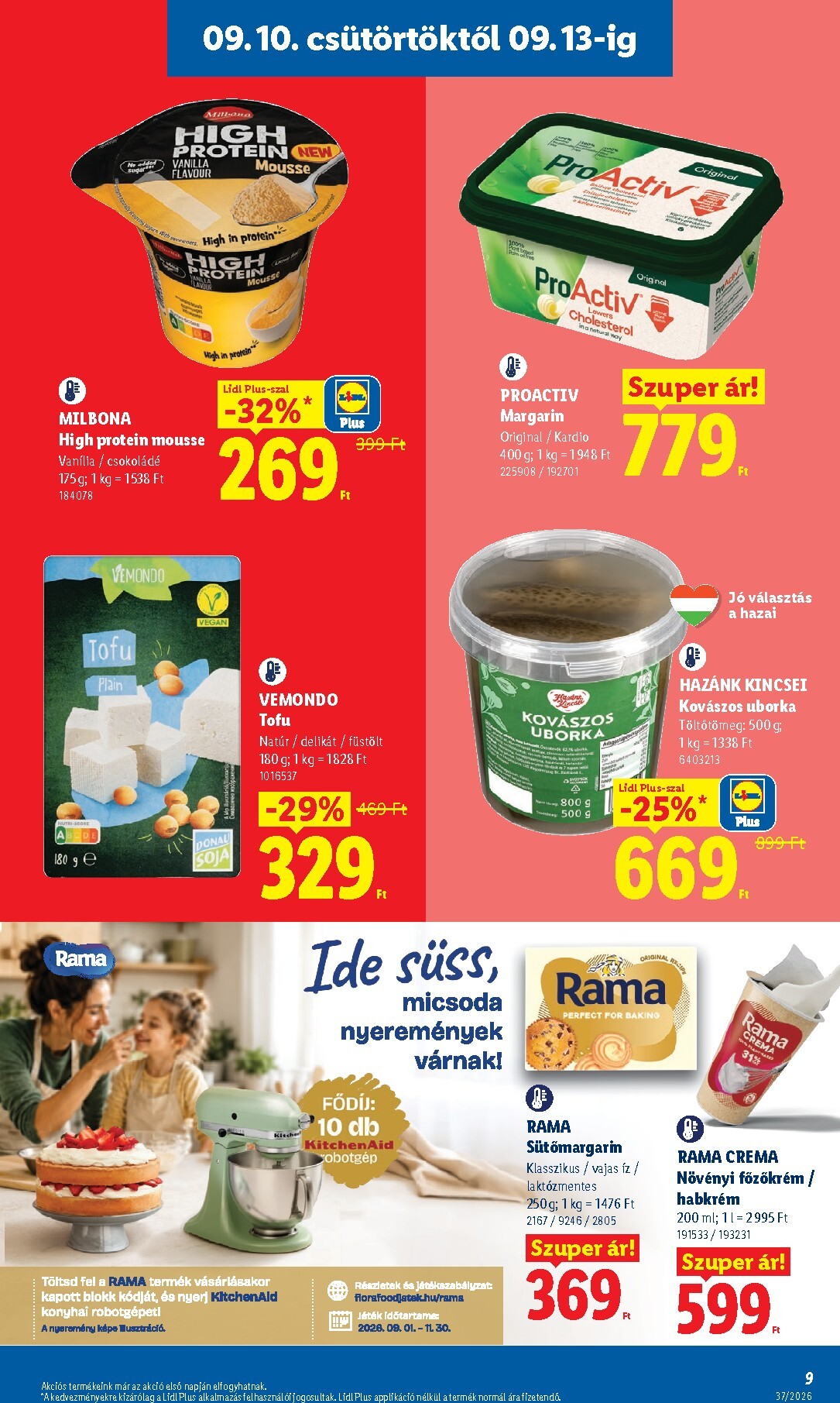 lidl - Aktuális Lidl szórólap érvényes csütörtöktől 2026.09.10.-től szerdától 2026.09.16.-ig - page: 9