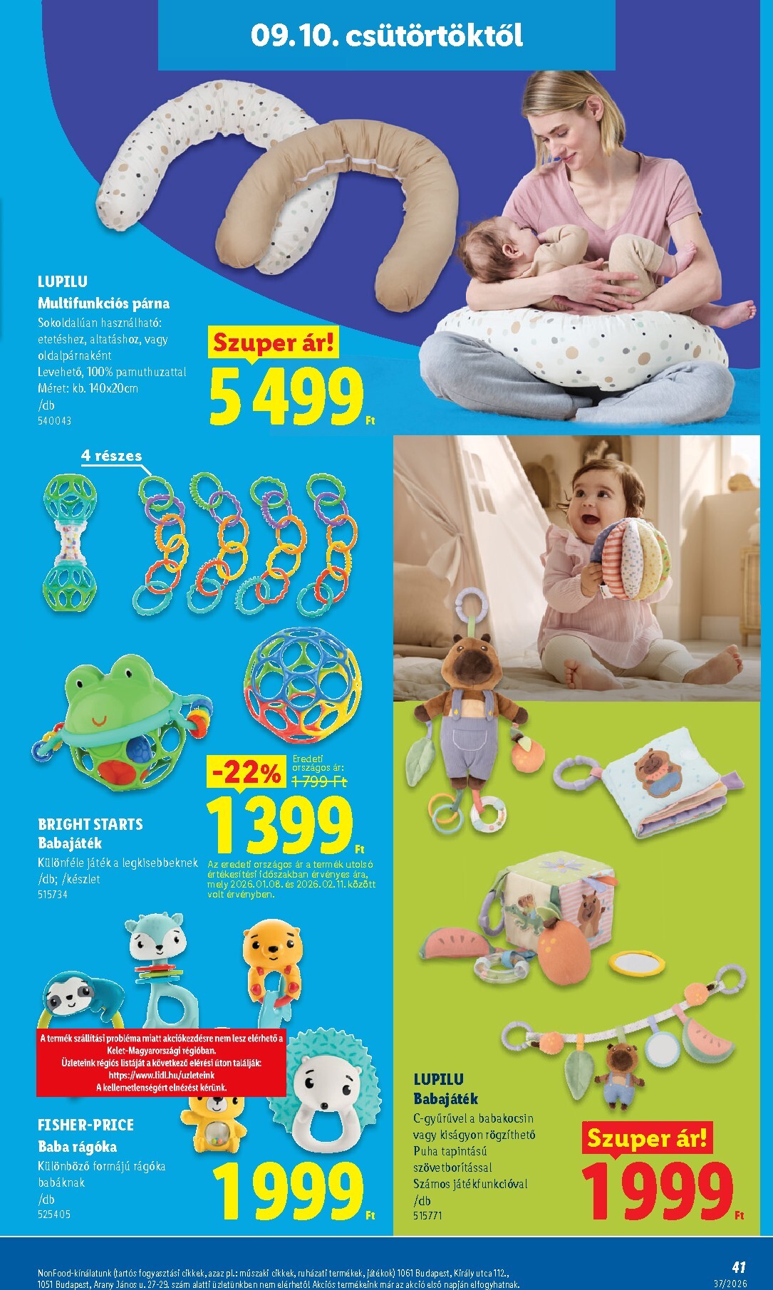 lidl - Aktuális Lidl szórólap érvényes csütörtöktől 2026.09.10.-től szerdától 2026.09.16.-ig - page: 41