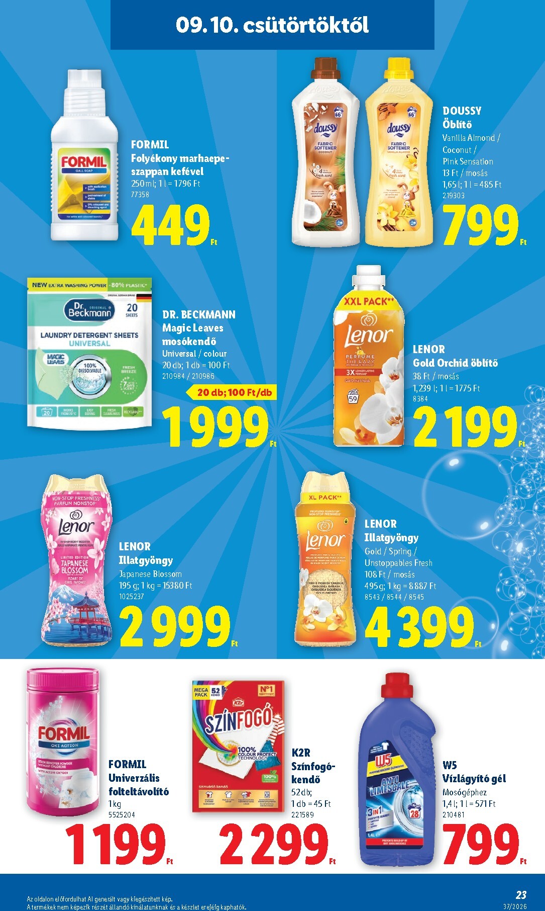 lidl - Aktuális Lidl szórólap érvényes csütörtöktől 2026.09.10.-től szerdától 2026.09.16.-ig - page: 23