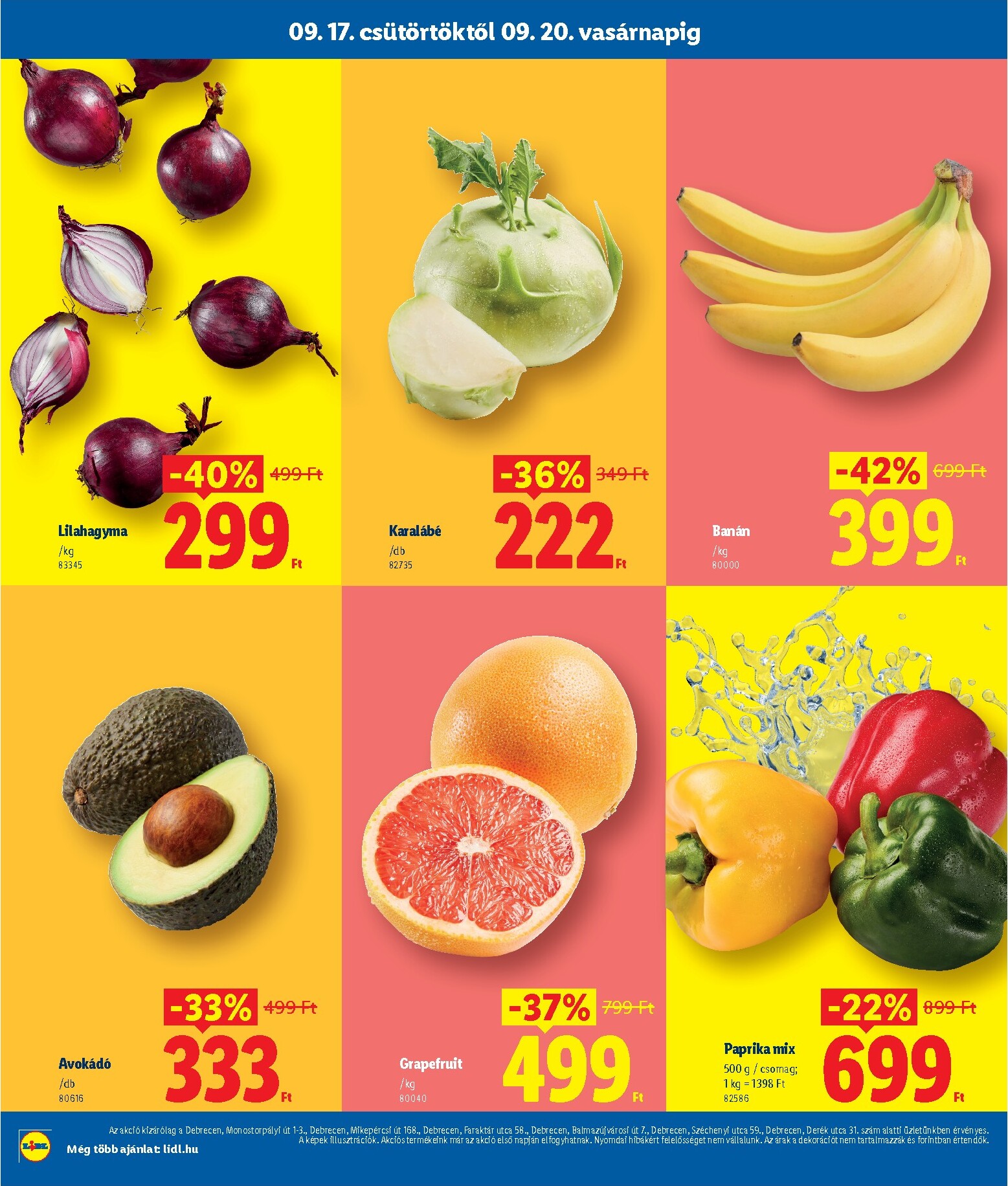lidl - Lidl - Debrecen hirdetmény a következő hétre csütörtöktől 2026.09.17.-tól vasárnaptól 2026.09.20.-ig - page: 2