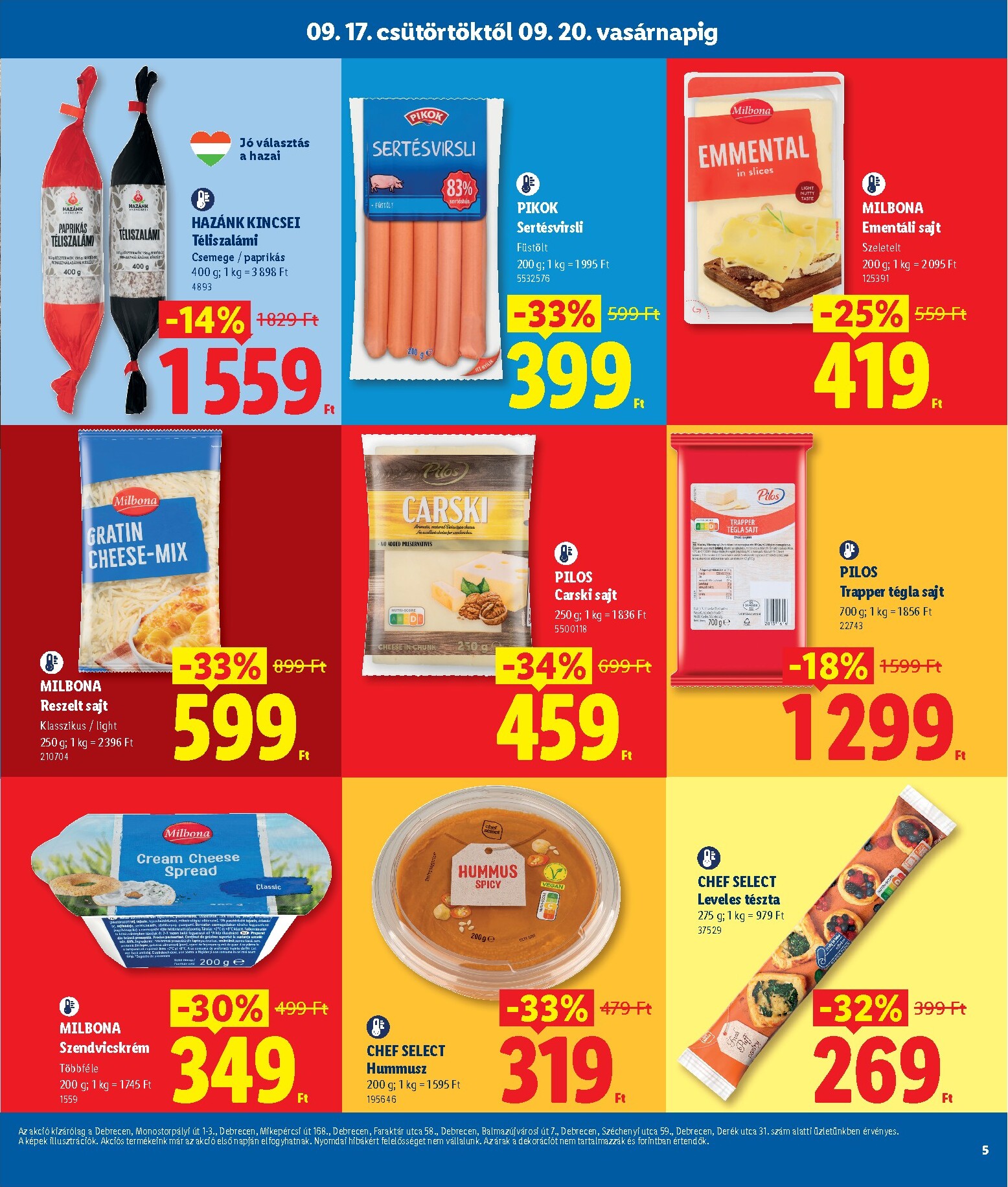 lidl - Lidl - Debrecen hirdetmény a következő hétre csütörtöktől 2026.09.17.-tól vasárnaptól 2026.09.20.-ig - page: 5