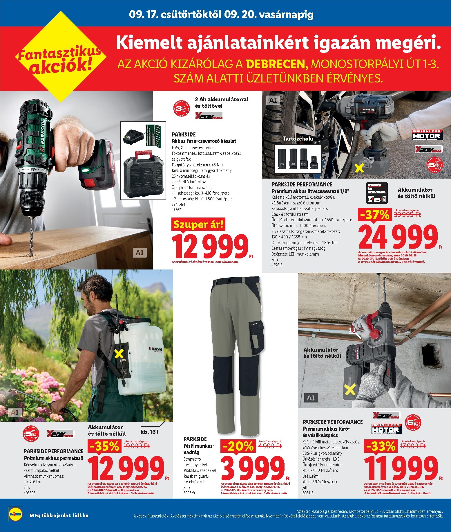 lidl - Lidl - Debrecen hirdetmény a következő hétre csütörtöktől 2026.09.17.-tól vasárnaptól 2026.09.20.-ig - page: 8