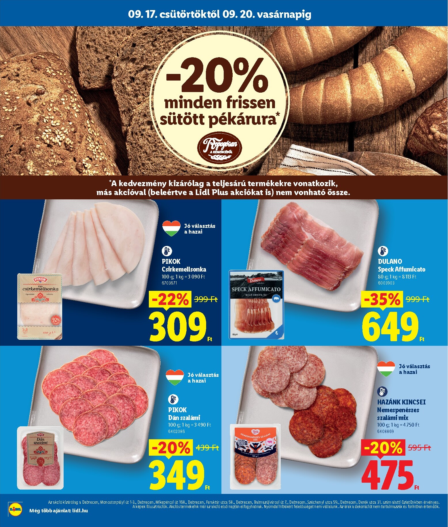 lidl - Lidl - Debrecen hirdetmény a következő hétre csütörtöktől 2026.09.17.-tól vasárnaptól 2026.09.20.-ig - page: 4