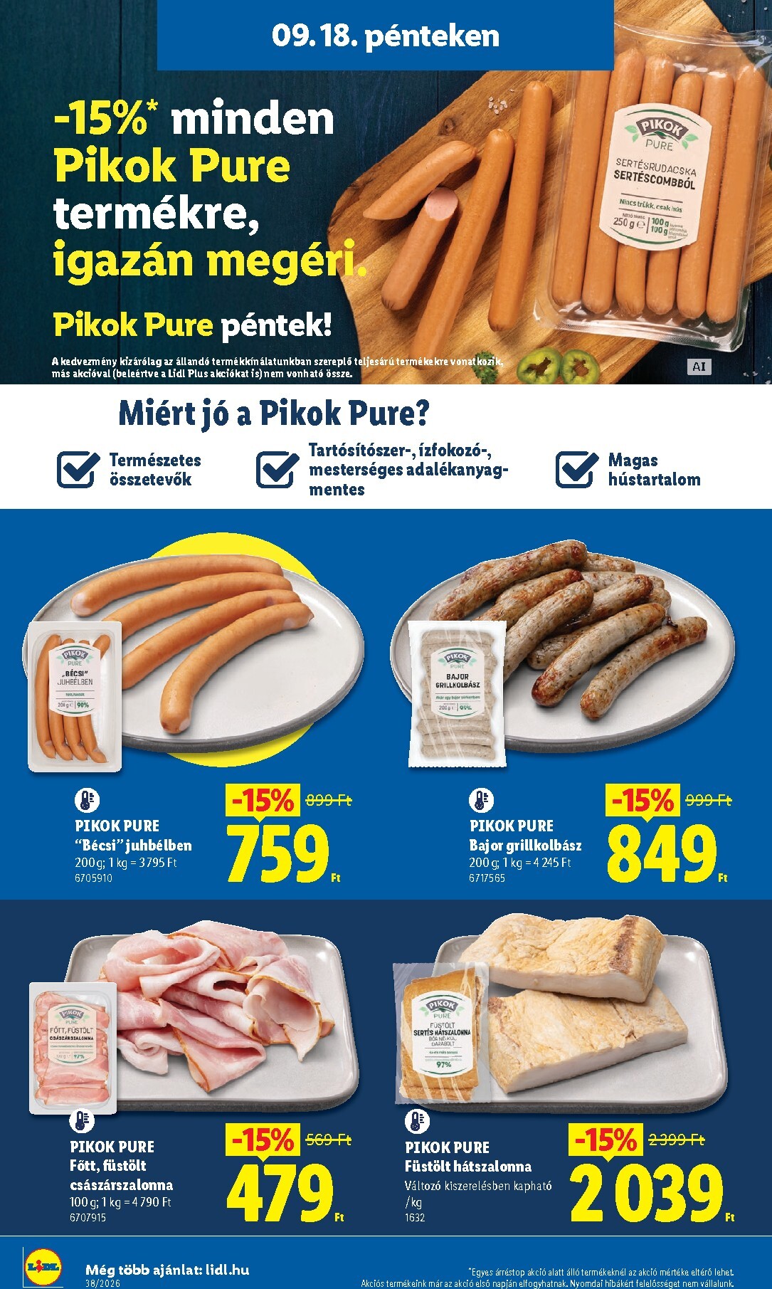 lidl - Lidl hirdetmény a következő hétre csütörtöktől 2026.09.17.-tól szerdától 2026.09.23.-ig - page: 38