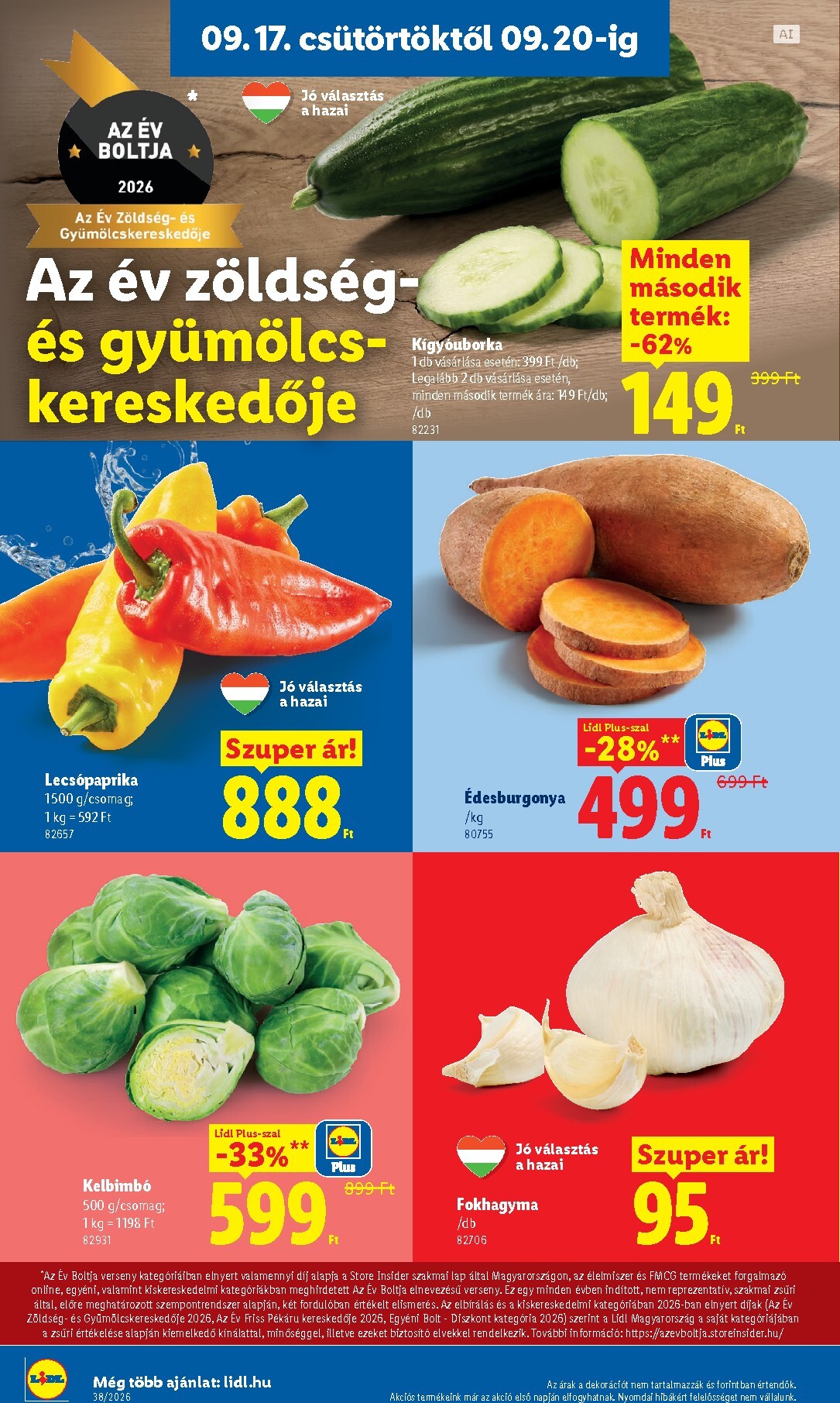 lidl - Lidl hirdetmény a következő hétre csütörtöktől 2026.09.17.-tól szerdától 2026.09.23.-ig - page: 4