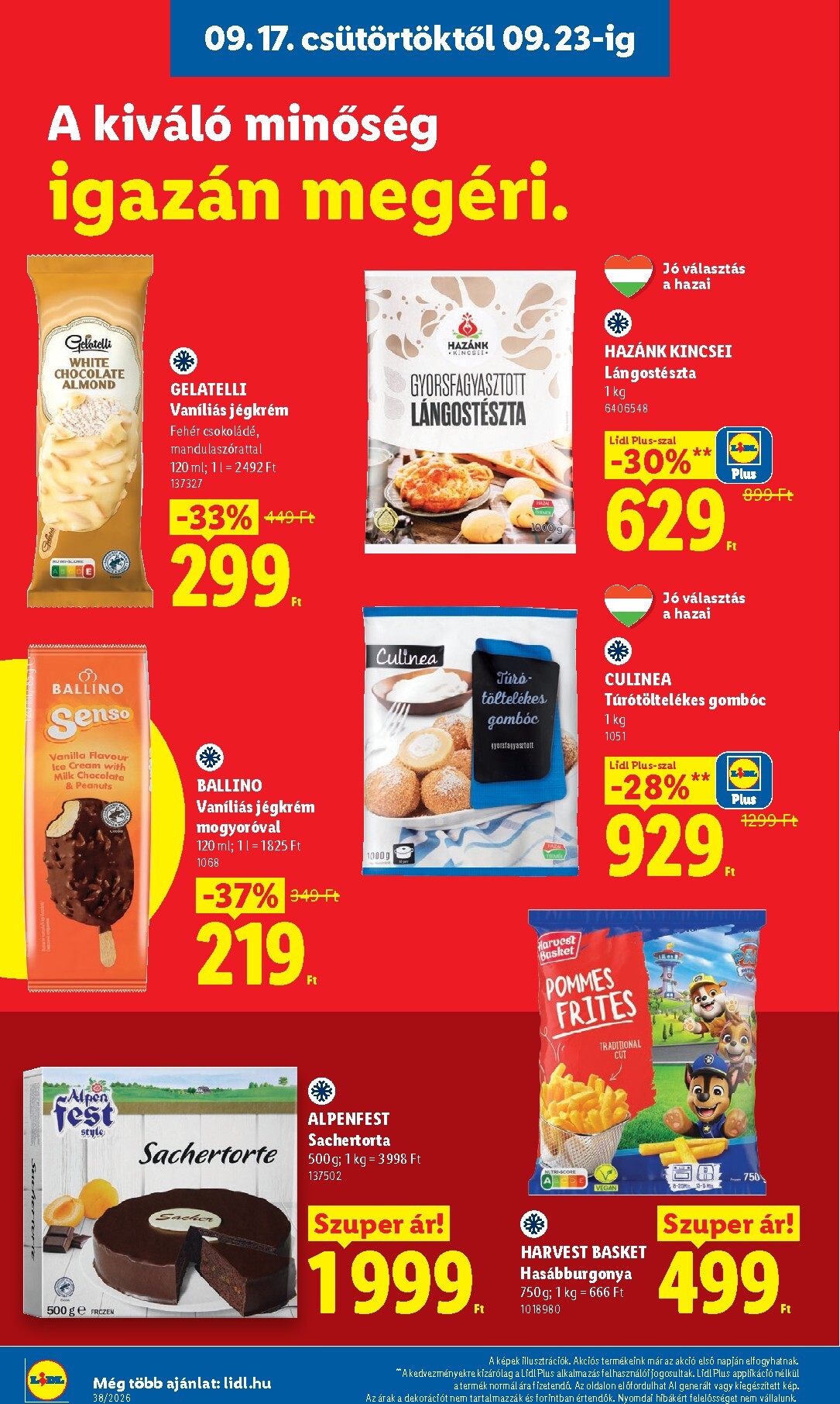 lidl - Lidl hirdetmény a következő hétre csütörtöktől 2026.09.17.-tól szerdától 2026.09.23.-ig - page: 12