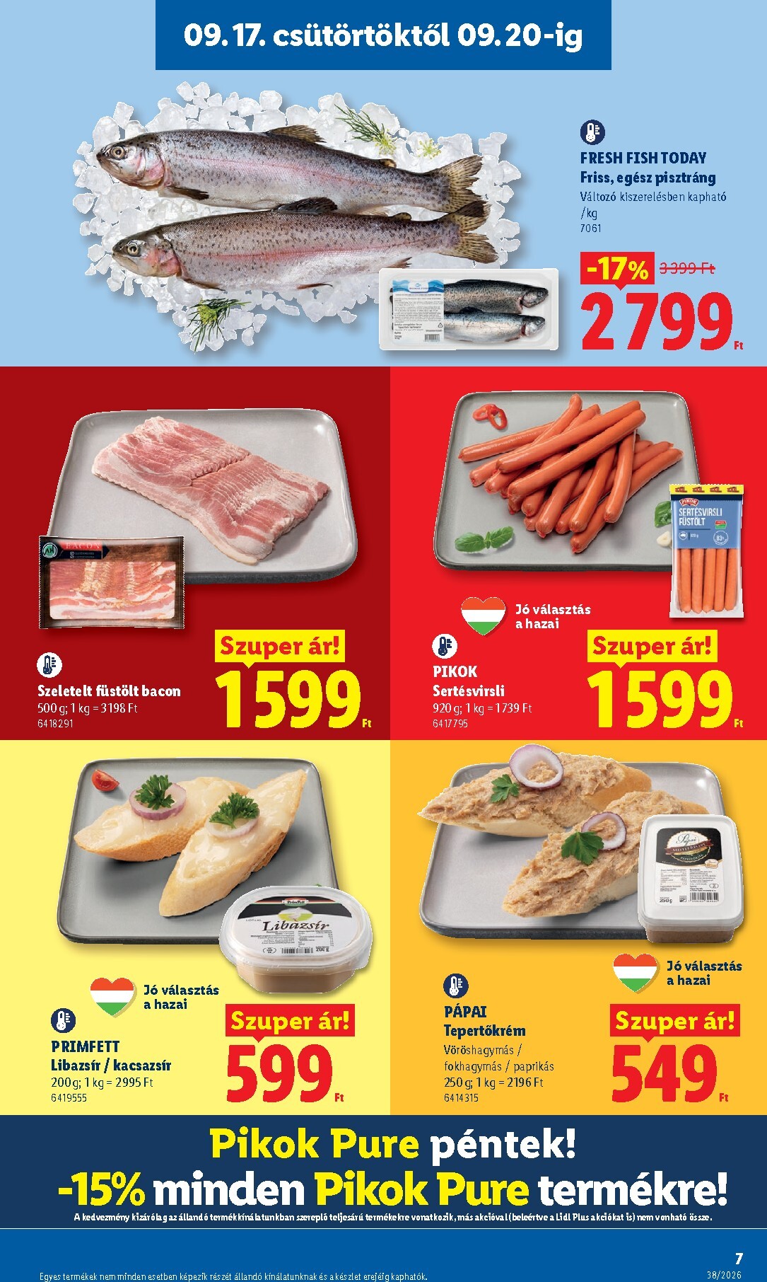 lidl - Lidl hirdetmény a következő hétre csütörtöktől 2026.09.17.-tól szerdától 2026.09.23.-ig - page: 7