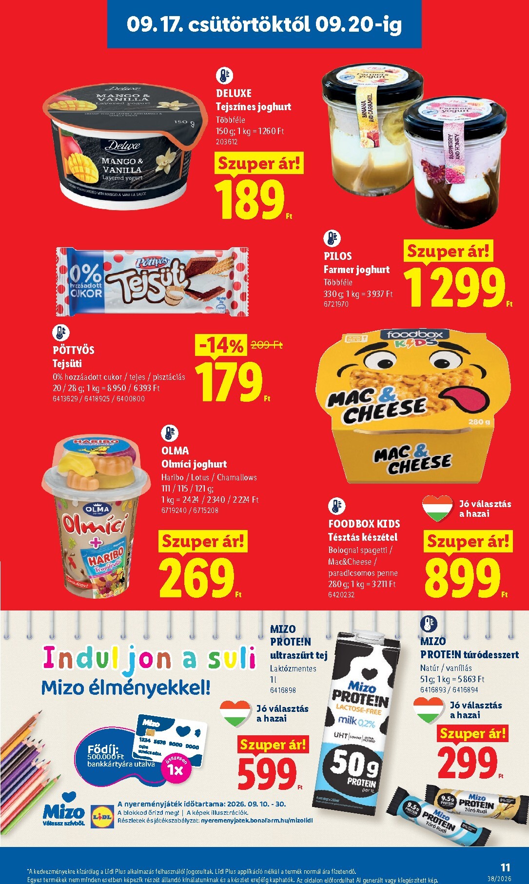 lidl - Lidl hirdetmény a következő hétre csütörtöktől 2026.09.17.-tól szerdától 2026.09.23.-ig - page: 11