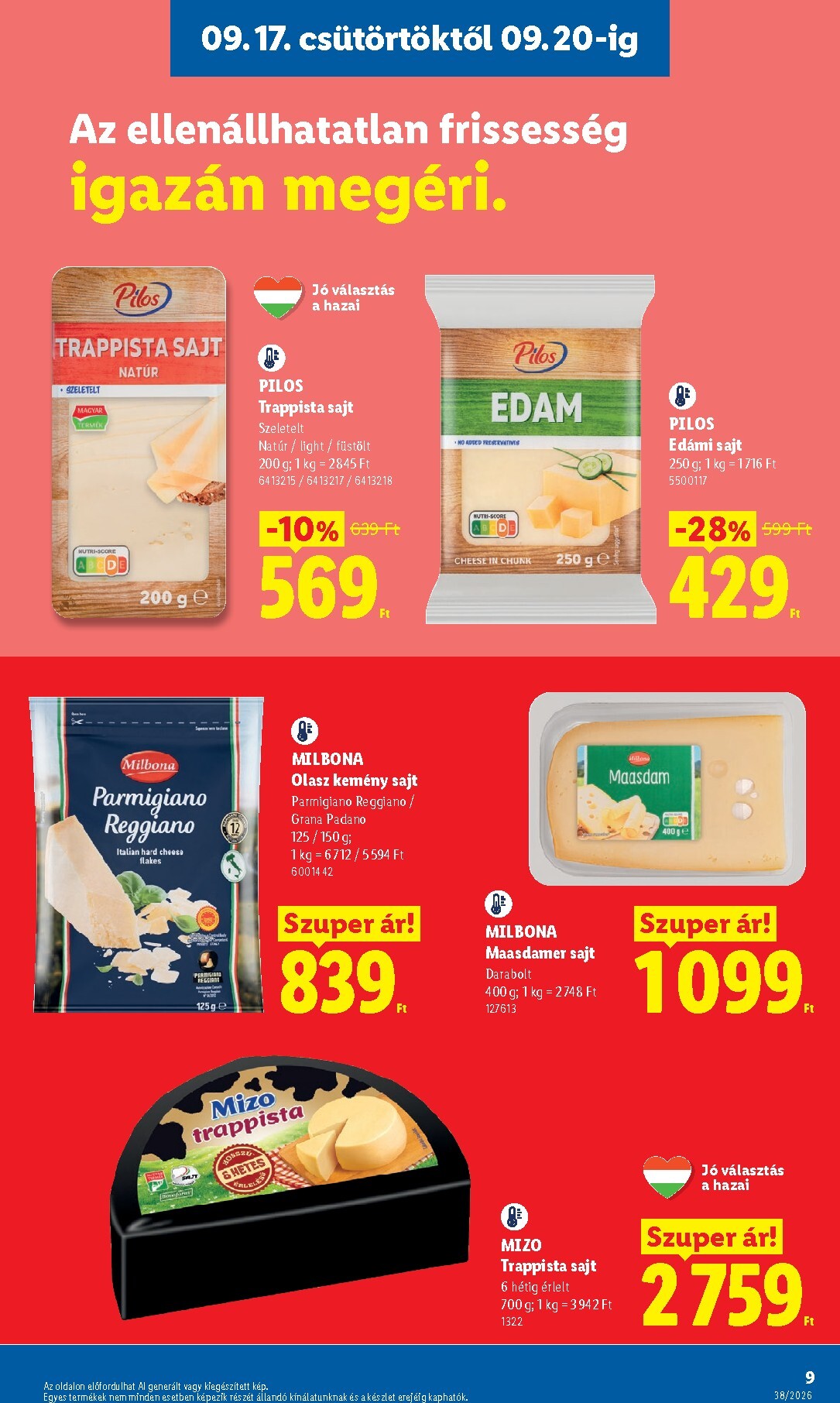 lidl - Lidl hirdetmény a következő hétre csütörtöktől 2026.09.17.-tól szerdától 2026.09.23.-ig - page: 9