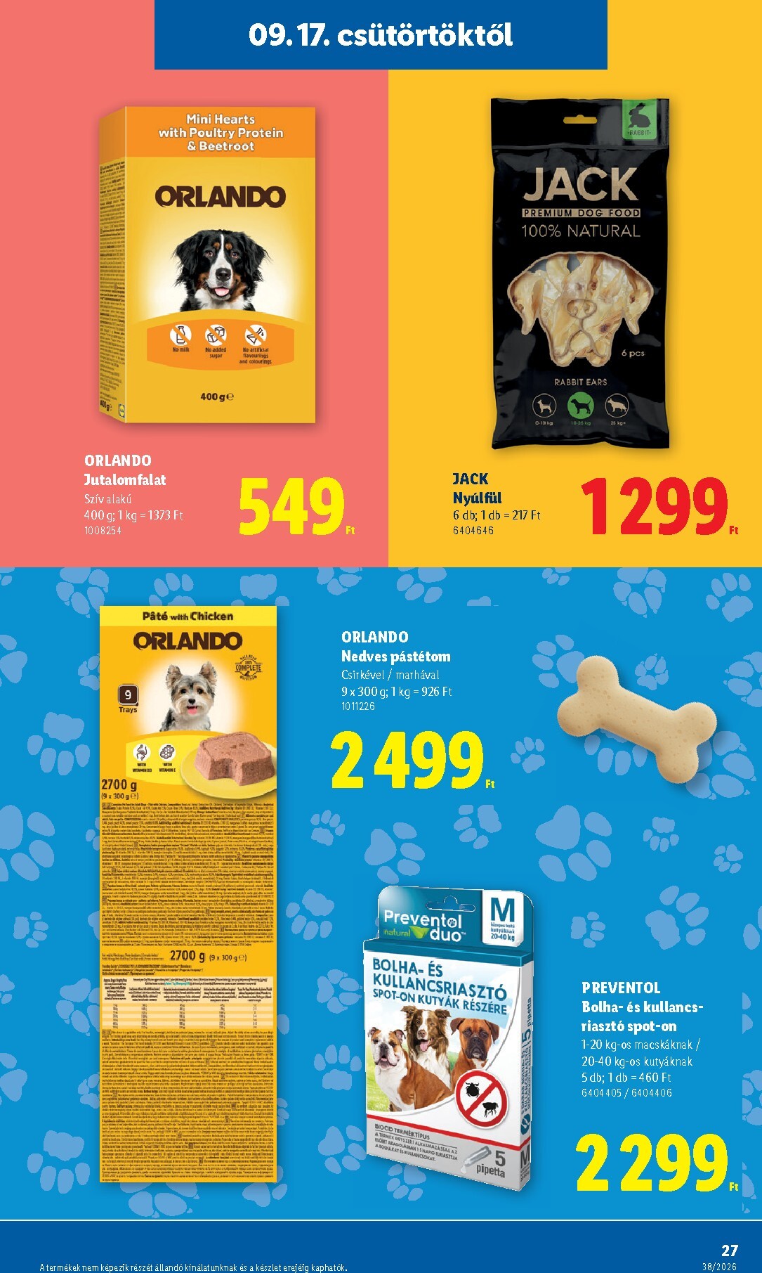 lidl - Lidl hirdetmény a következő hétre csütörtöktől 2026.09.17.-tól szerdától 2026.09.23.-ig - page: 27