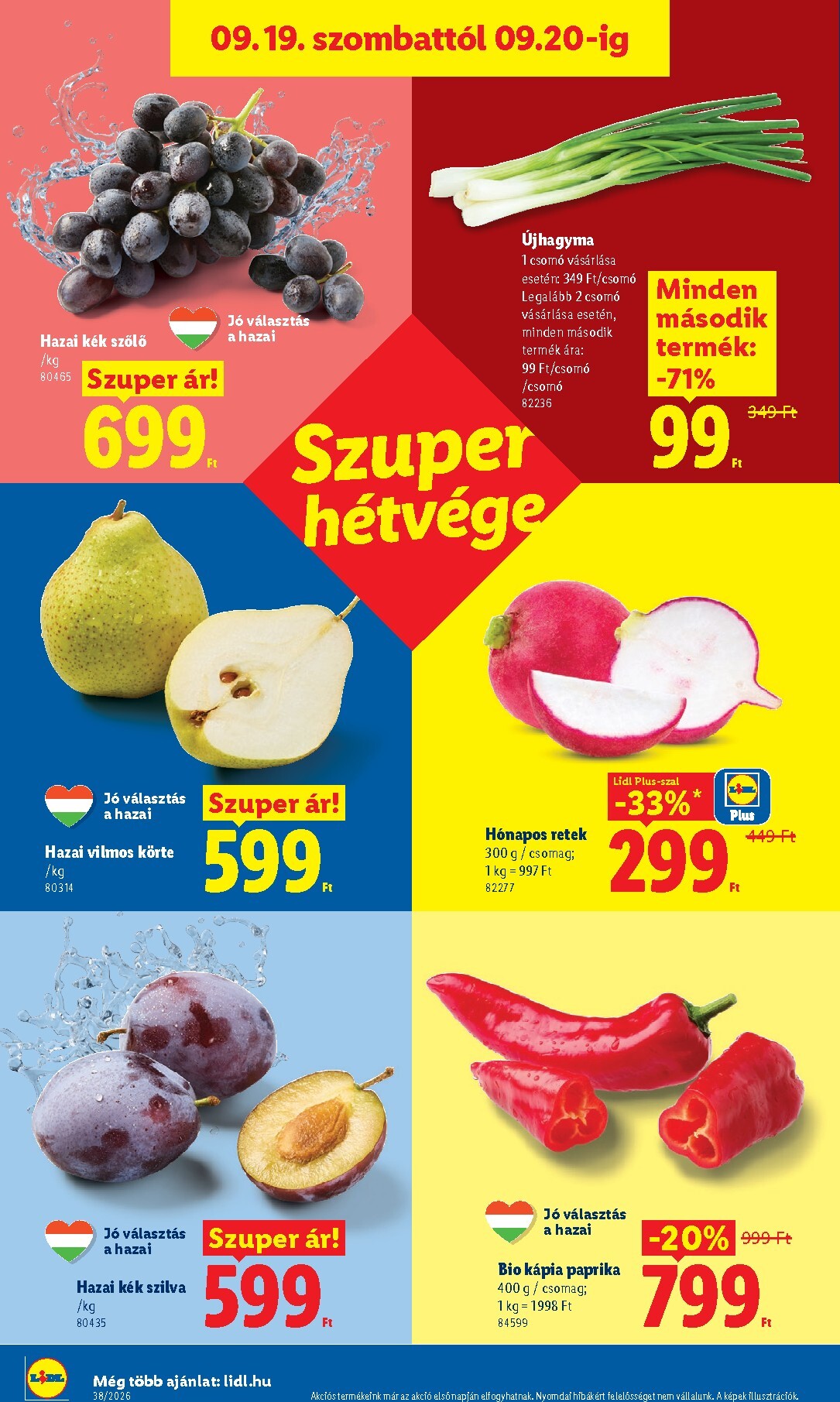 lidl - Lidl hirdetmény a következő hétre csütörtöktől 2026.09.17.-tól szerdától 2026.09.23.-ig - page: 40