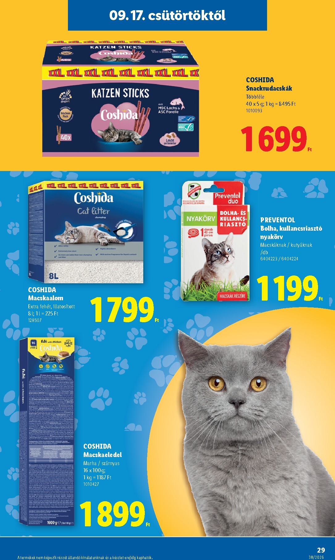 lidl - Lidl hirdetmény a következő hétre csütörtöktől 2026.09.17.-tól szerdától 2026.09.23.-ig - page: 29