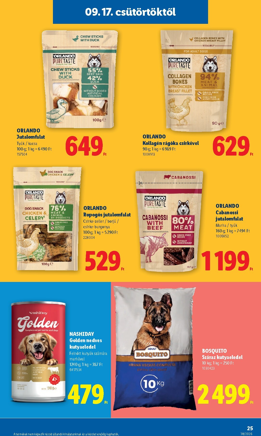 lidl - Lidl hirdetmény a következő hétre csütörtöktől 2026.09.17.-tól szerdától 2026.09.23.-ig - page: 25