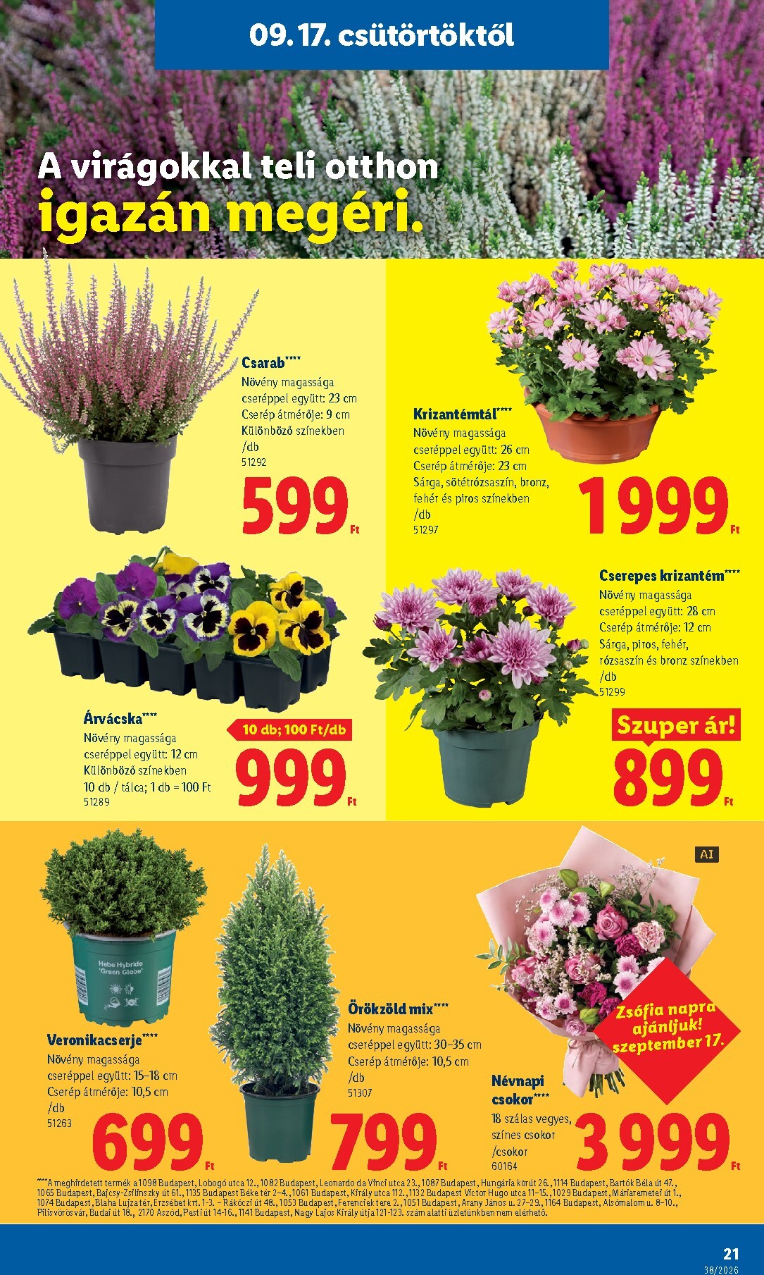 lidl - Lidl hirdetmény a következő hétre csütörtöktől 2026.09.17.-tól szerdától 2026.09.23.-ig - page: 21
