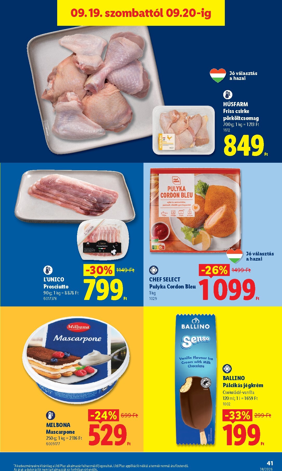 lidl - Lidl hirdetmény a következő hétre csütörtöktől 2026.09.17.-tól szerdától 2026.09.23.-ig - page: 41