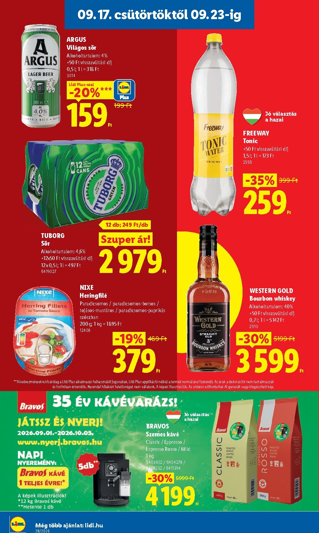 lidl - Lidl hirdetmény a következő hétre csütörtöktől 2026.09.17.-tól szerdától 2026.09.23.-ig - page: 14