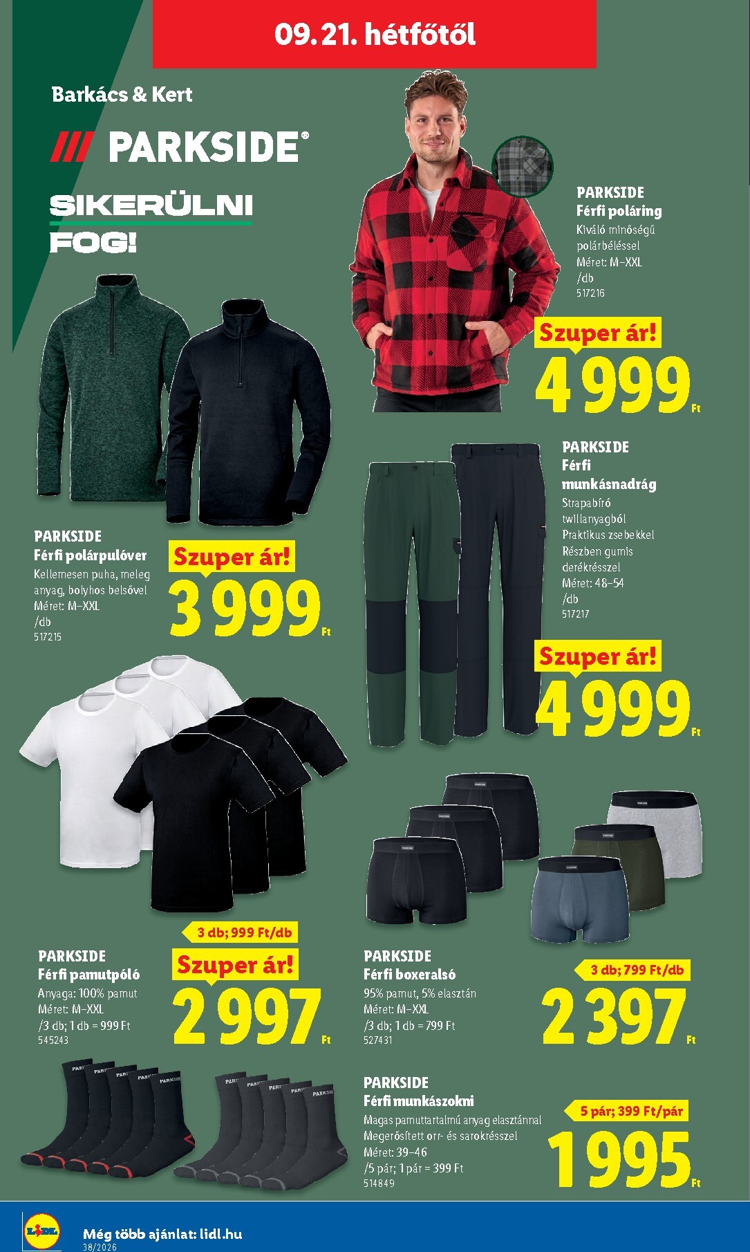 lidl - Lidl hirdetmény a következő hétre csütörtöktől 2026.09.17.-tól szerdától 2026.09.23.-ig - page: 50