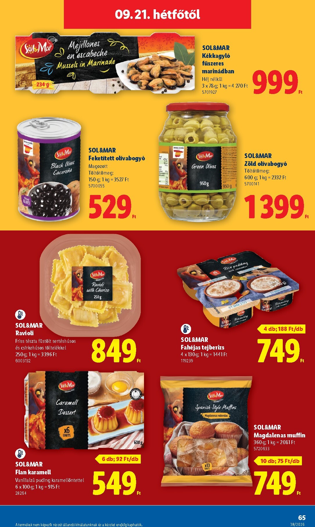 lidl - Lidl hirdetmény a következő hétre csütörtöktől 2026.09.17.-tól szerdától 2026.09.23.-ig - page: 65