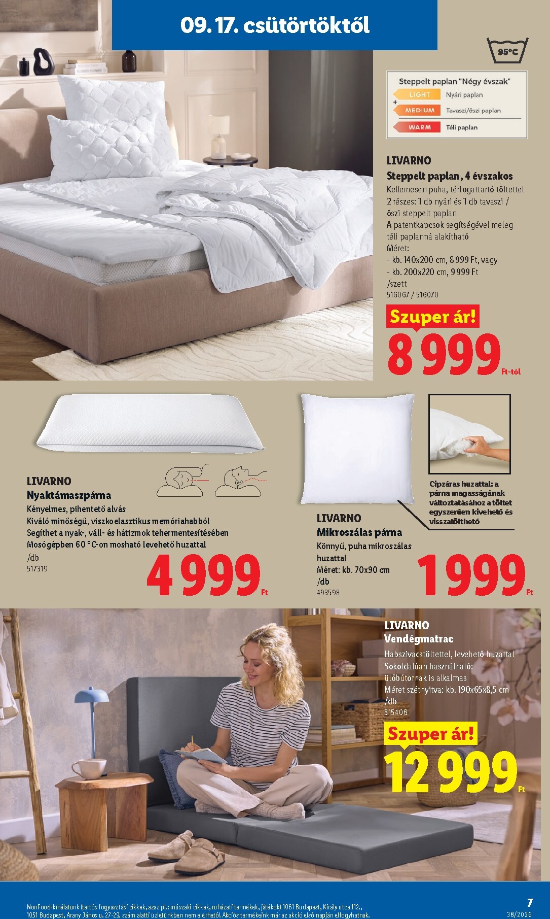 lidl - Lidl - Nonfood hirdetmény a következő hétre csütörtöktől 2026.09.17.-tól szerdától 2026.09.23.-ig - page: 7